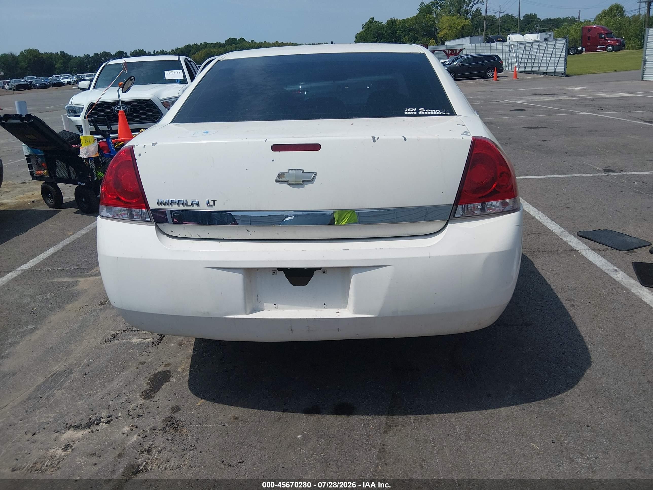 2006 Chevrolet Impala Ls White vin: 2G1WB55K469263787
