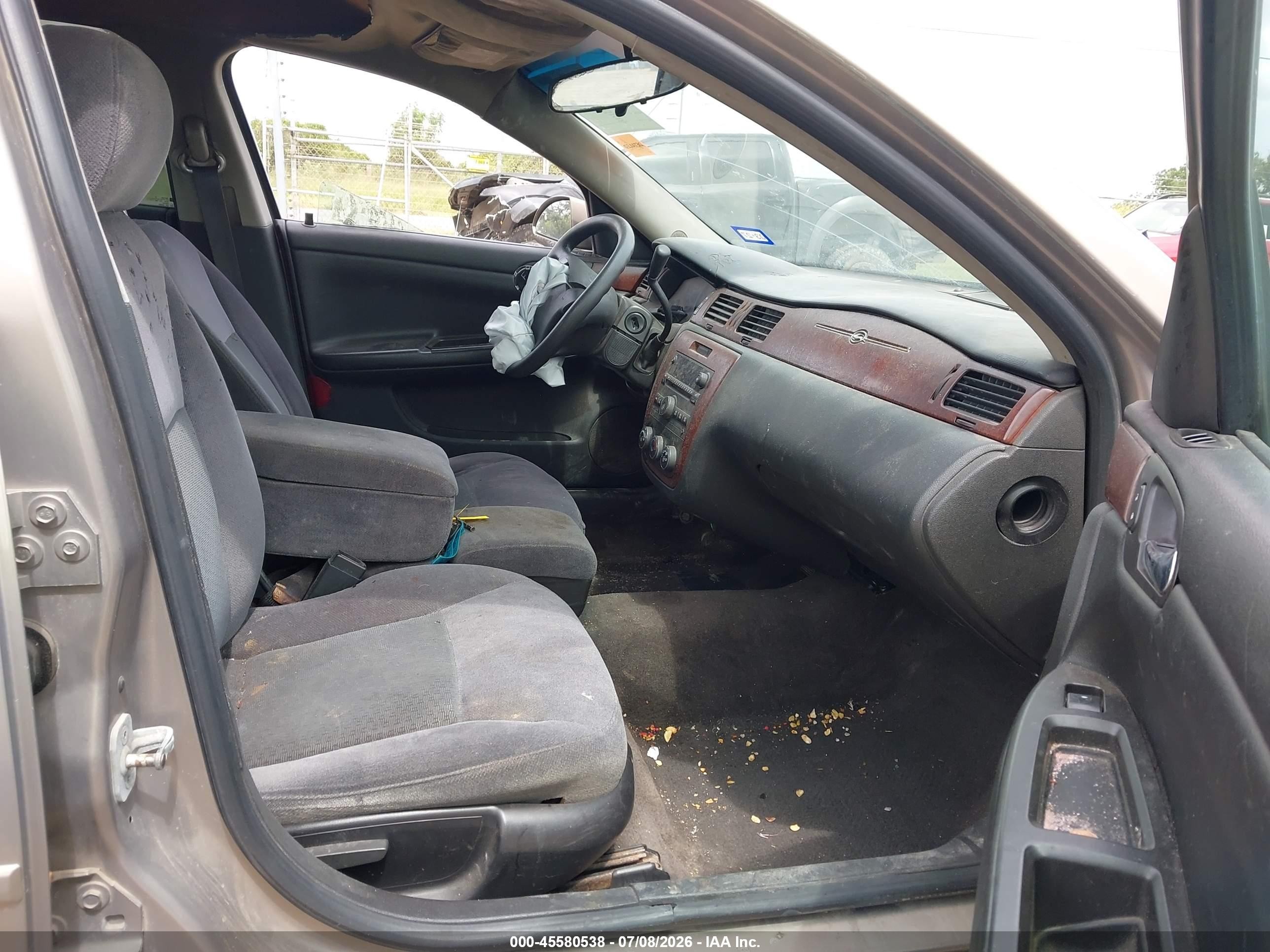 2007 Chevrolet Impala Ls Brown vin: 2G1WB55K479134580