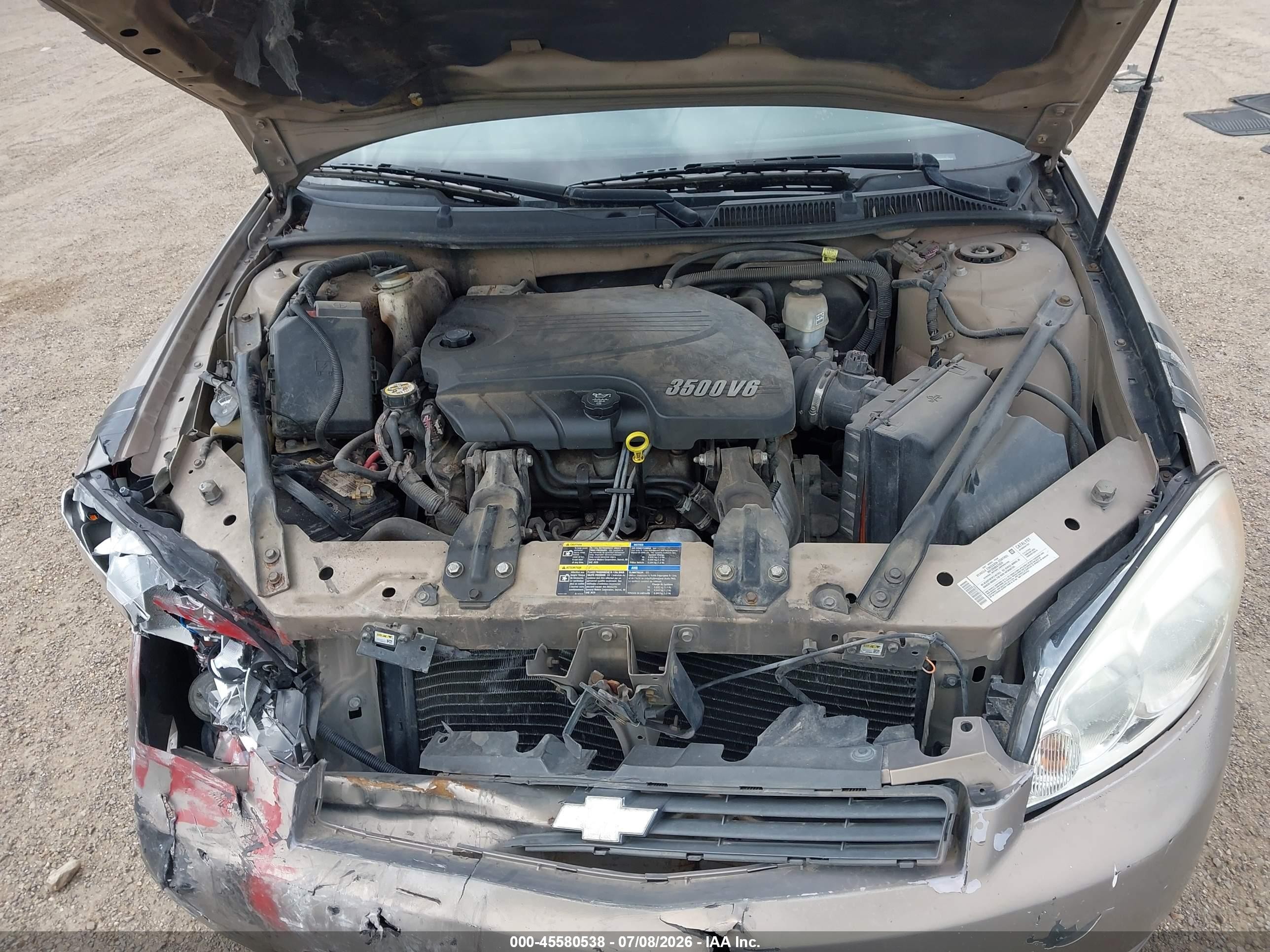 2007 Chevrolet Impala Ls Brown vin: 2G1WB55K479134580