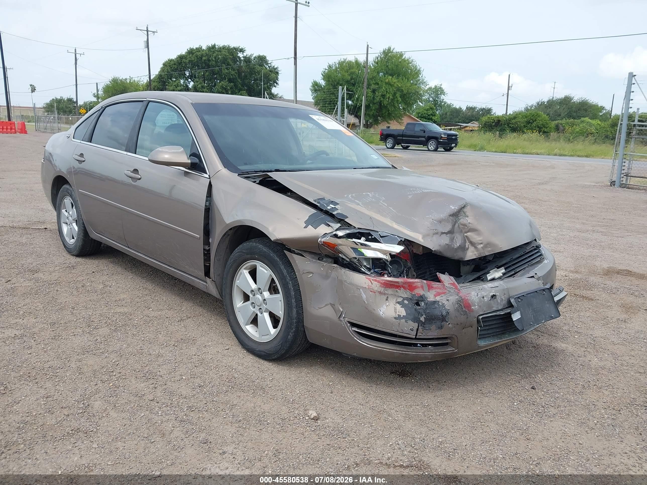 2007 Chevrolet Impala Ls Brown vin: 2G1WB55K479134580