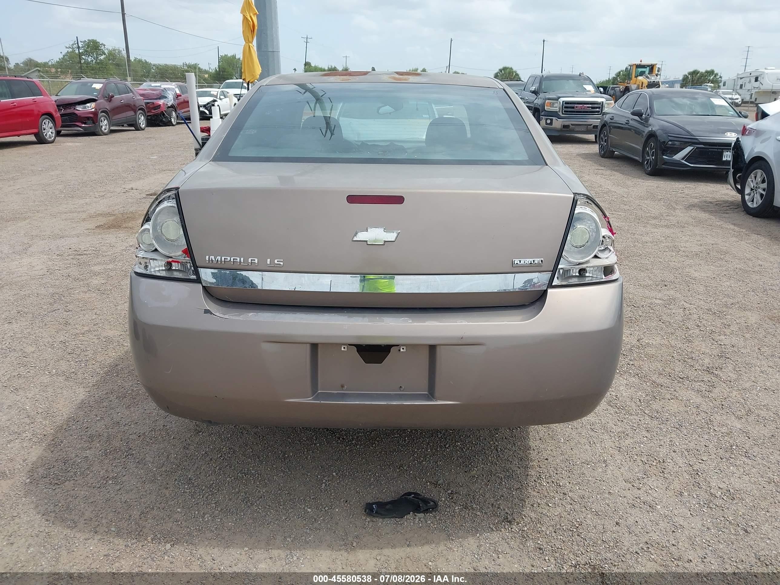 2007 Chevrolet Impala Ls Brown vin: 2G1WB55K479134580
