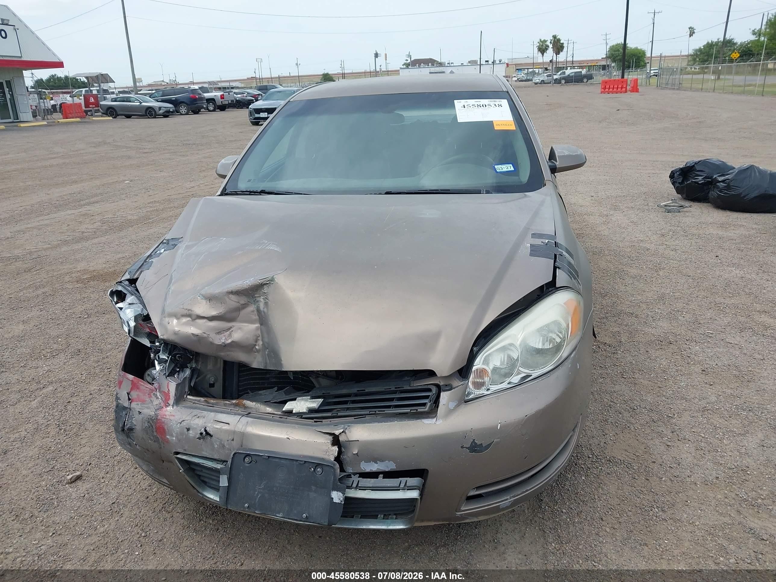 2007 Chevrolet Impala Ls Brown vin: 2G1WB55K479134580