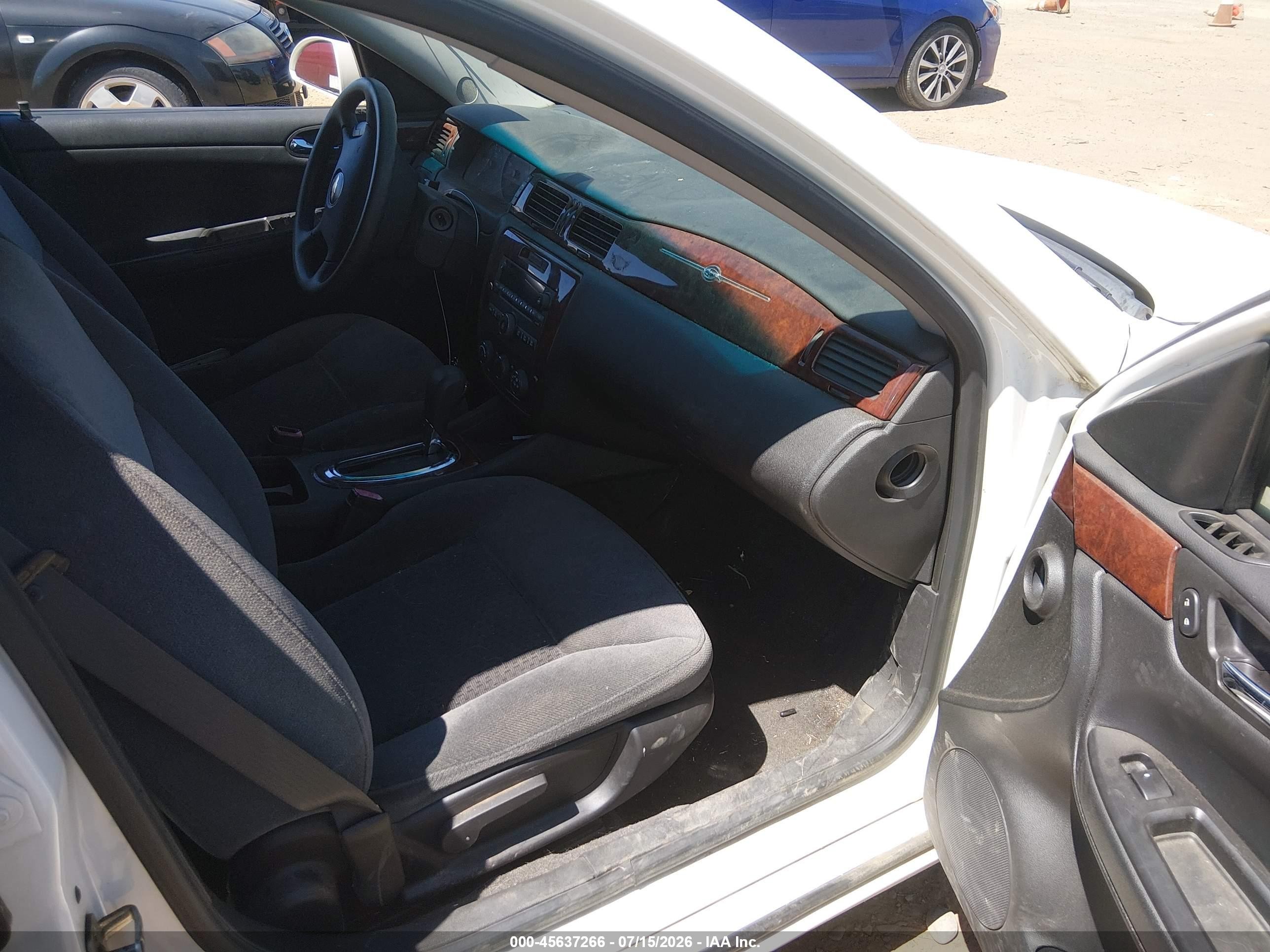 2007 Chevrolet Impala Ls White vin: 2G1WB55K579407395