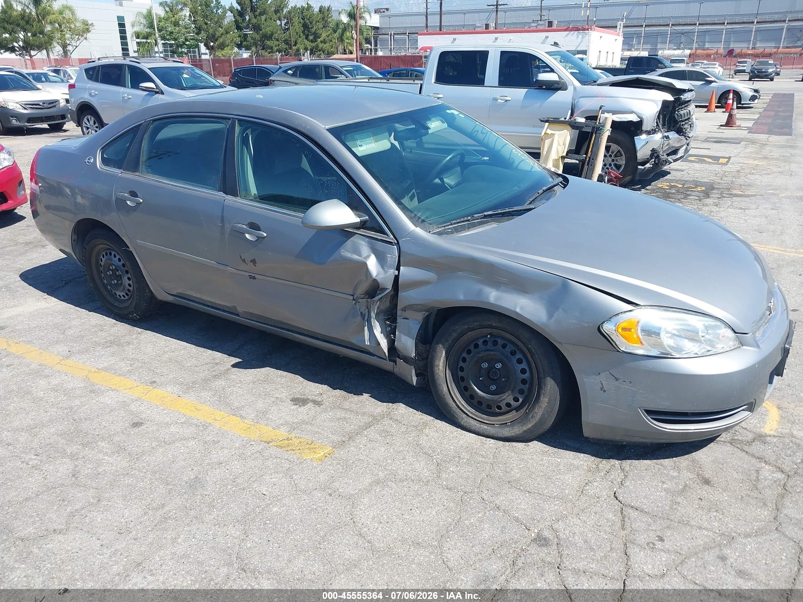 2006 Chevrolet Impala Ls Gray vin: 2G1WB55K669183245