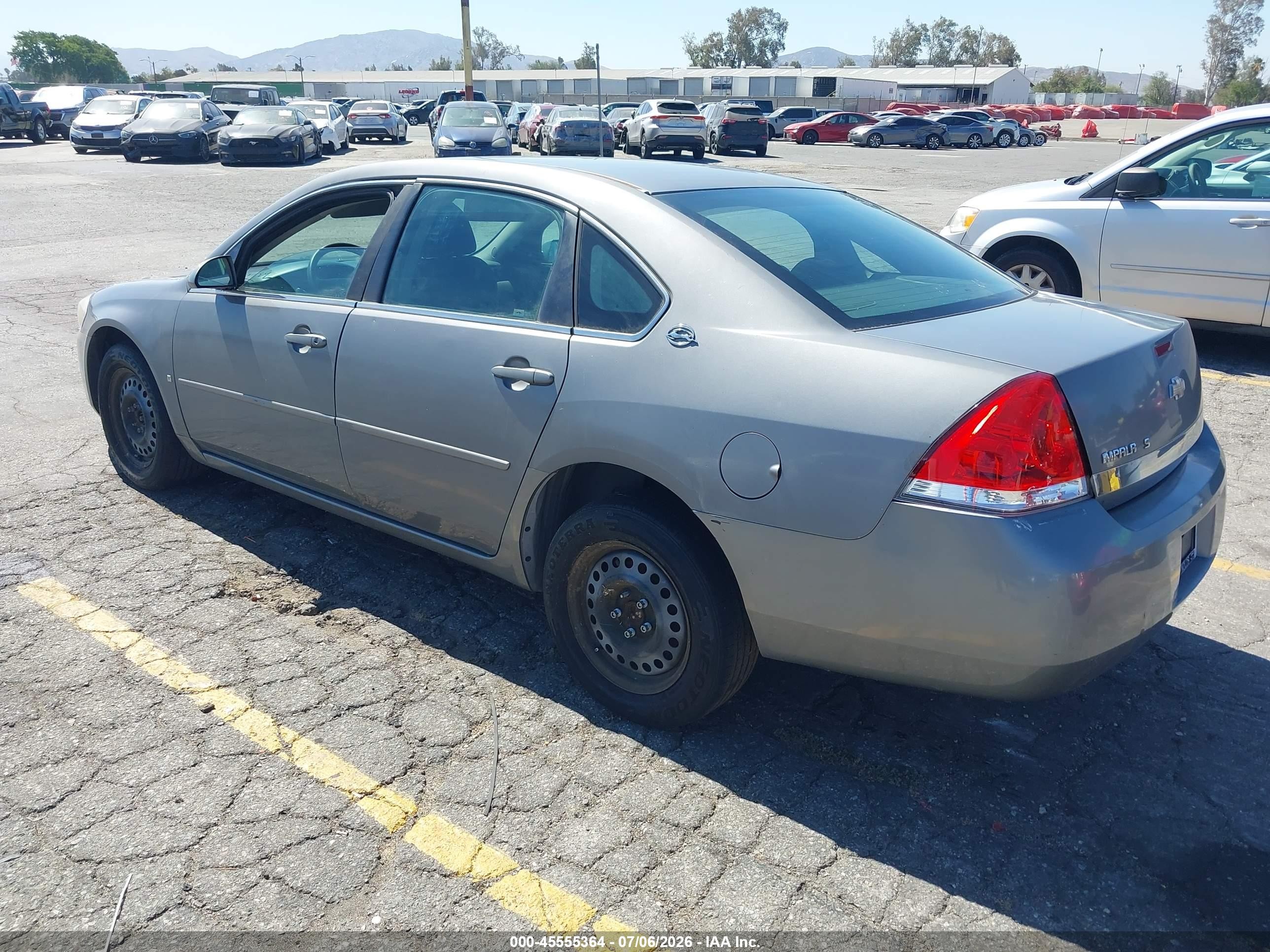 2006 Chevrolet Impala Ls Gray vin: 2G1WB55K669183245