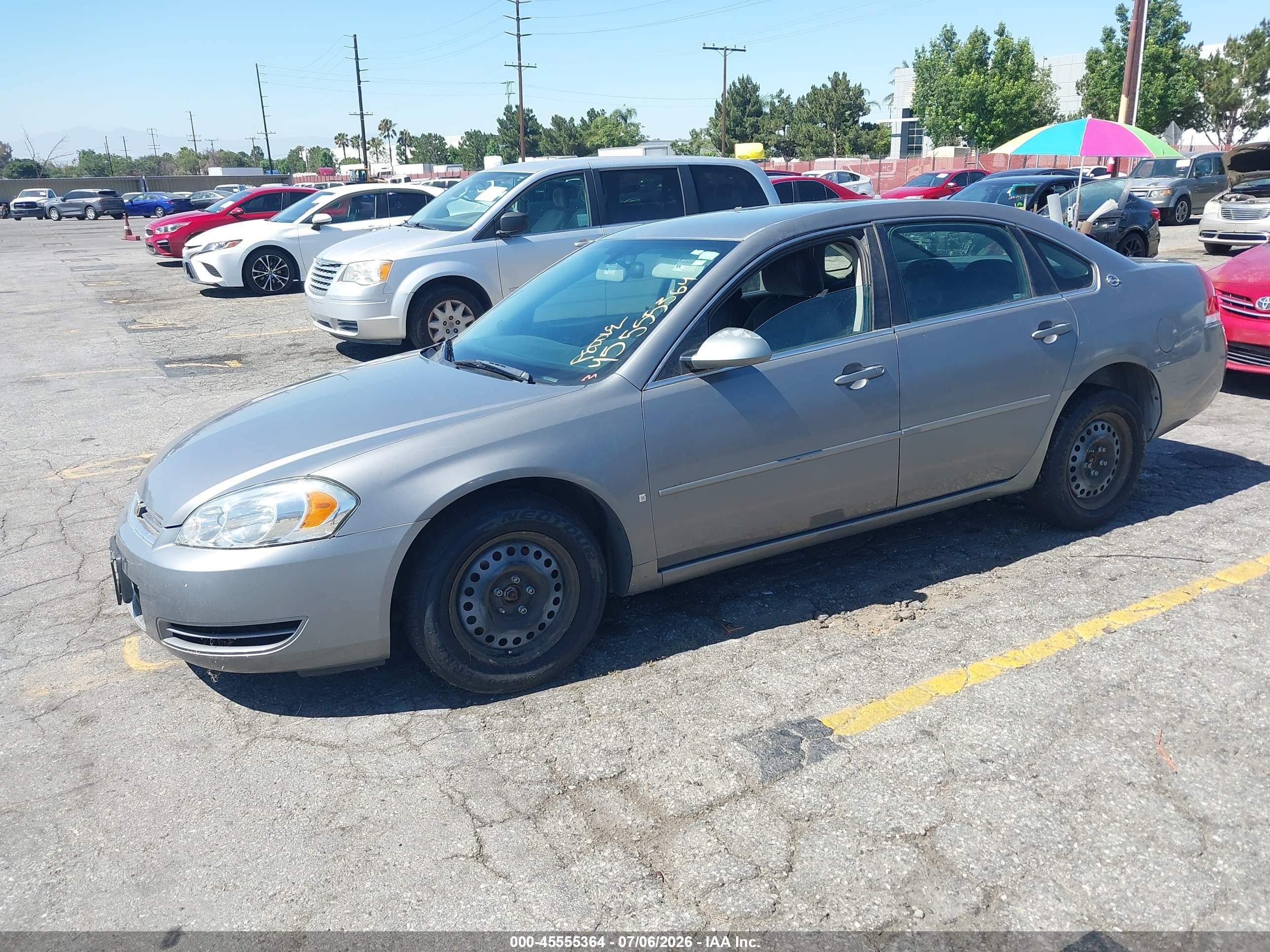2006 Chevrolet Impala Ls Gray vin: 2G1WB55K669183245