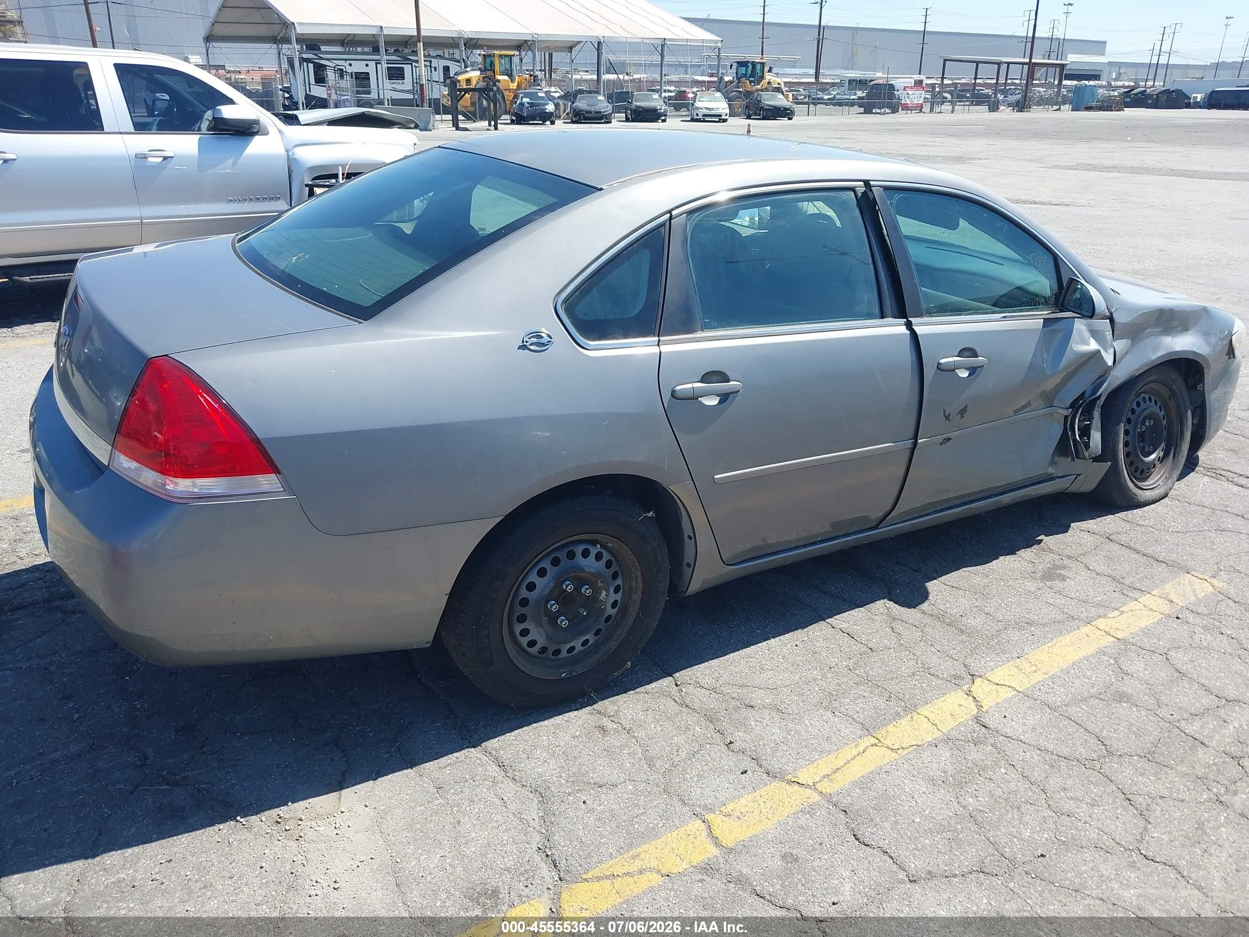 2006 Chevrolet Impala Ls Gray vin: 2G1WB55K669183245
