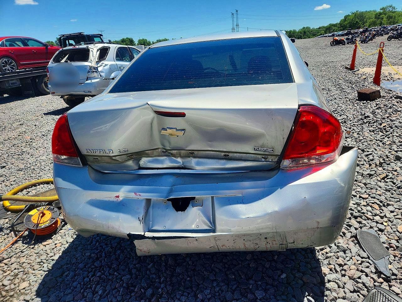 2008 Chevrolet Impala Ls Silver vin: 2G1WB55K889186117