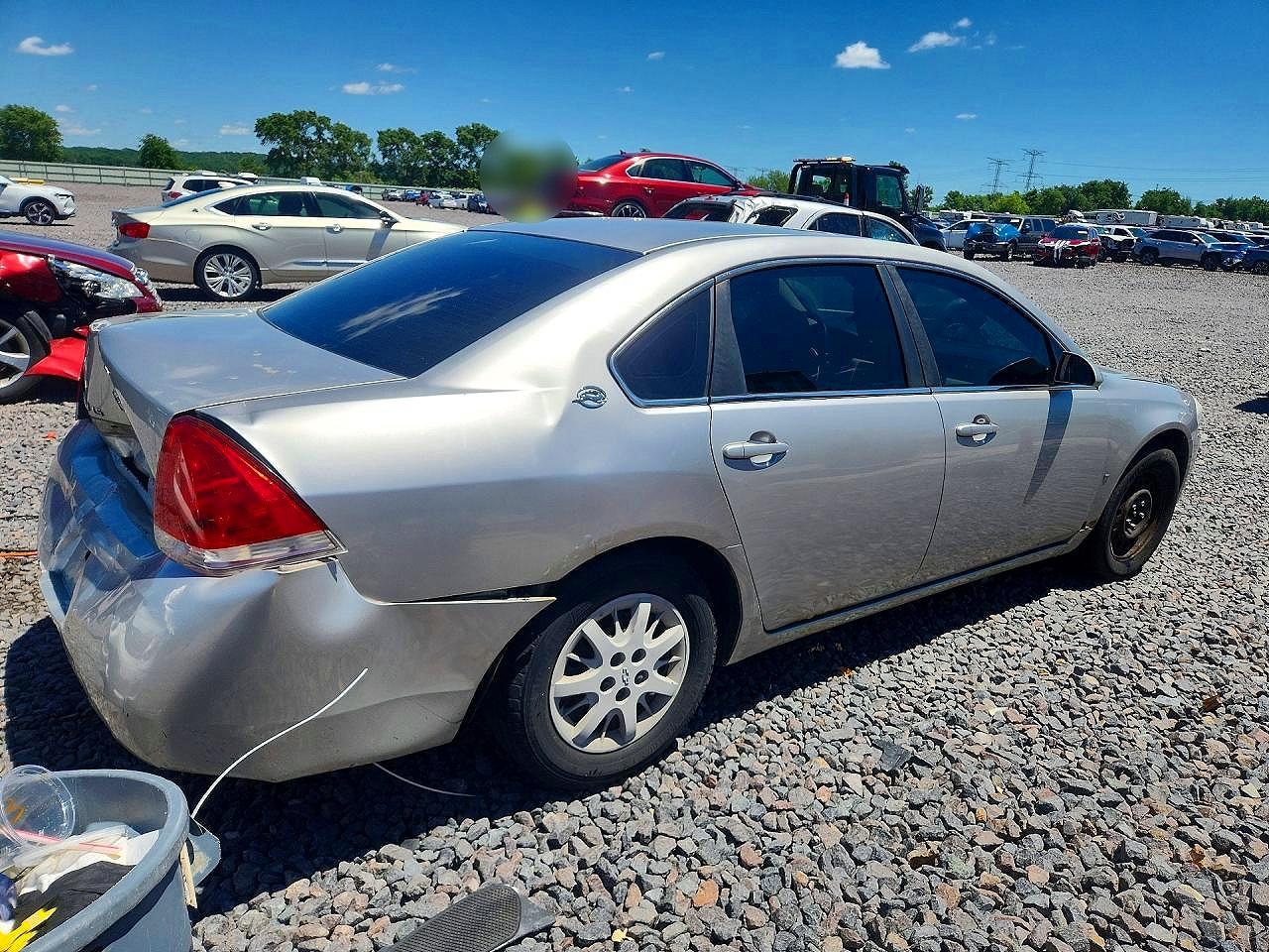2008 Chevrolet Impala Ls Silver vin: 2G1WB55K889186117