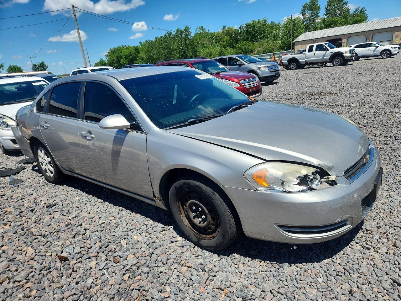 2008 Chevrolet Impala Ls Silver vin: 2G1WB55K889186117