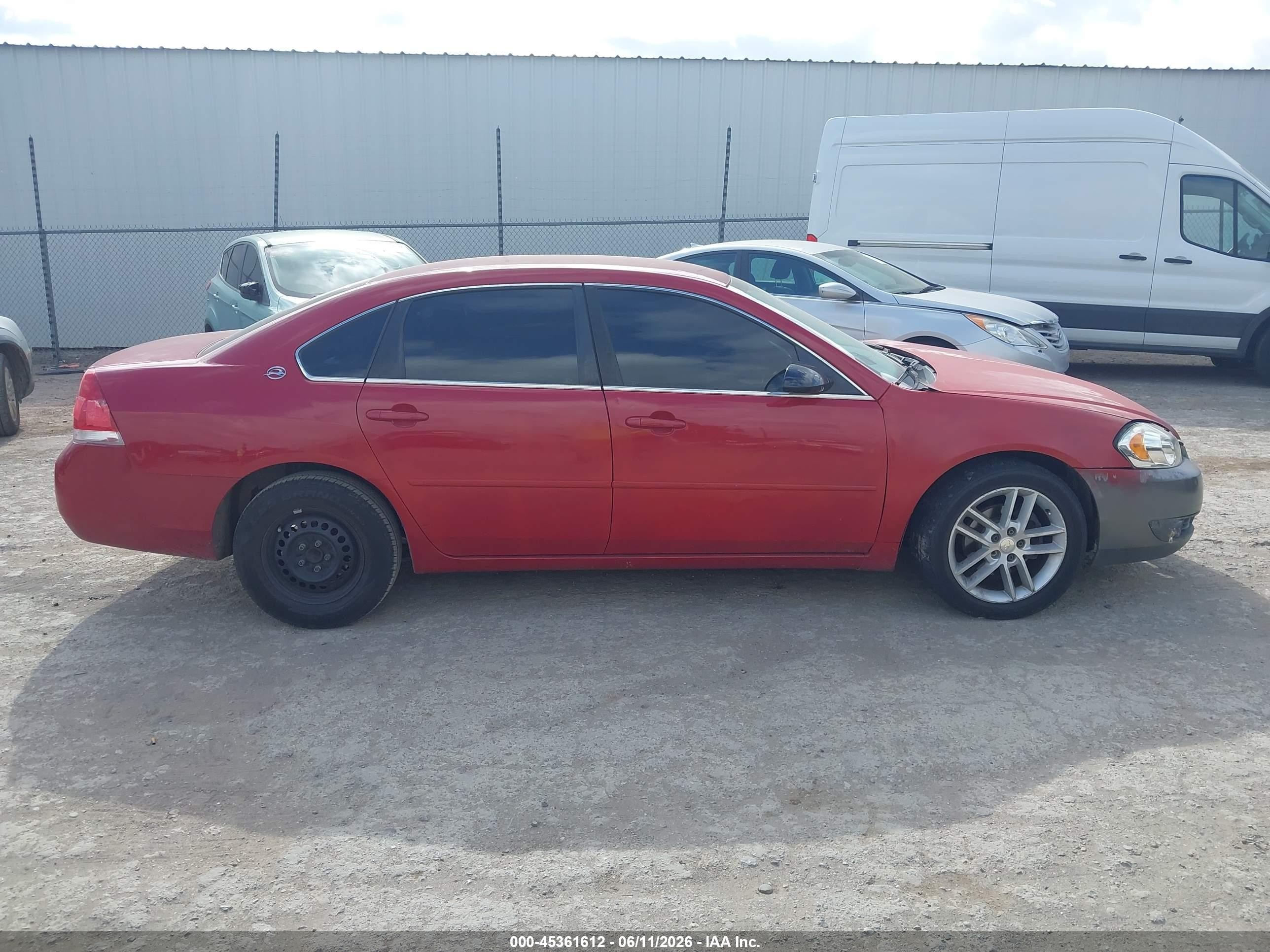 2007 Chevrolet Impala Ls Red vin: 2G1WB55K979126023