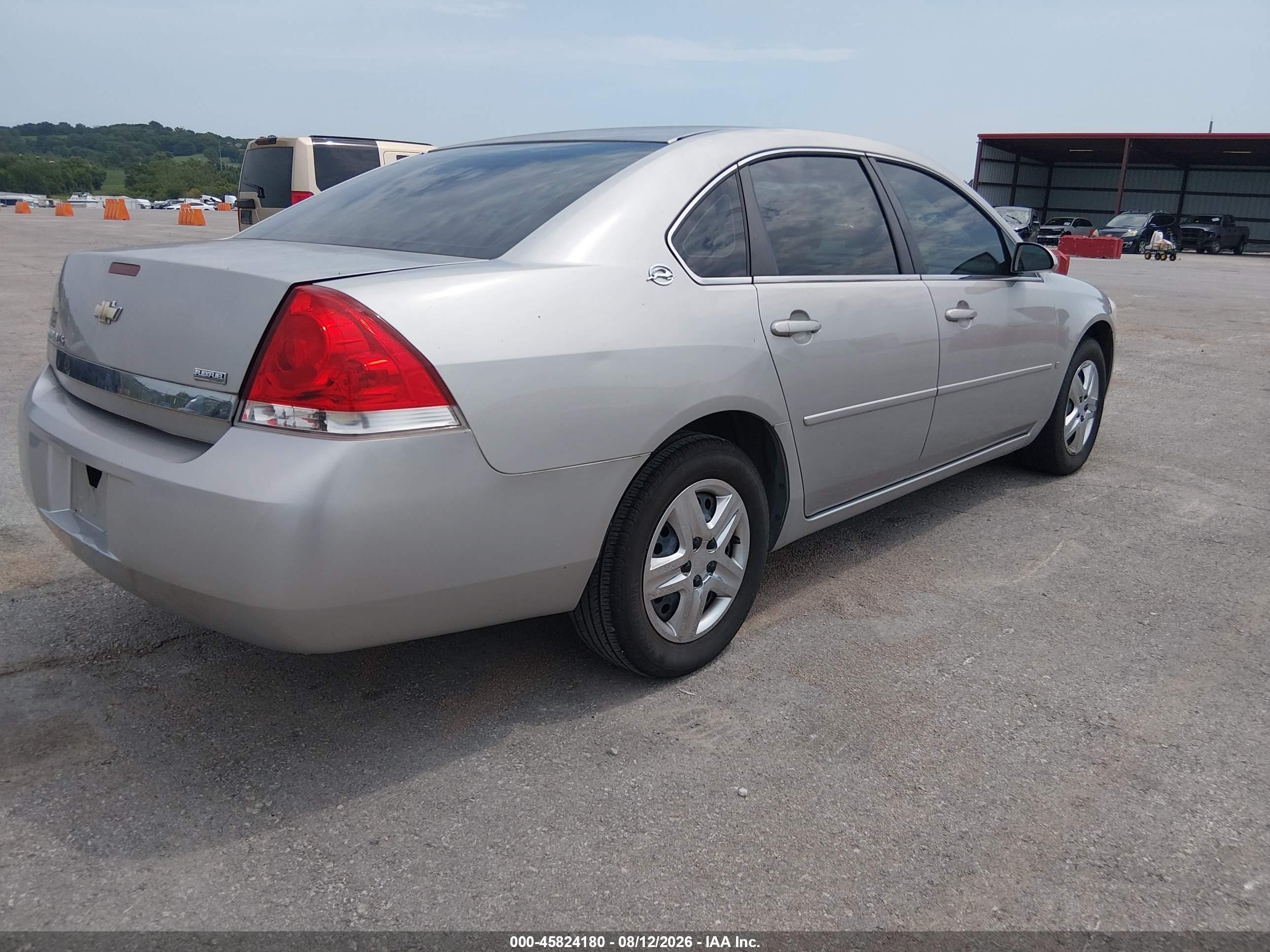 2008 Chevrolet Impala Ls Silver vin: 2G1WB55K989198759