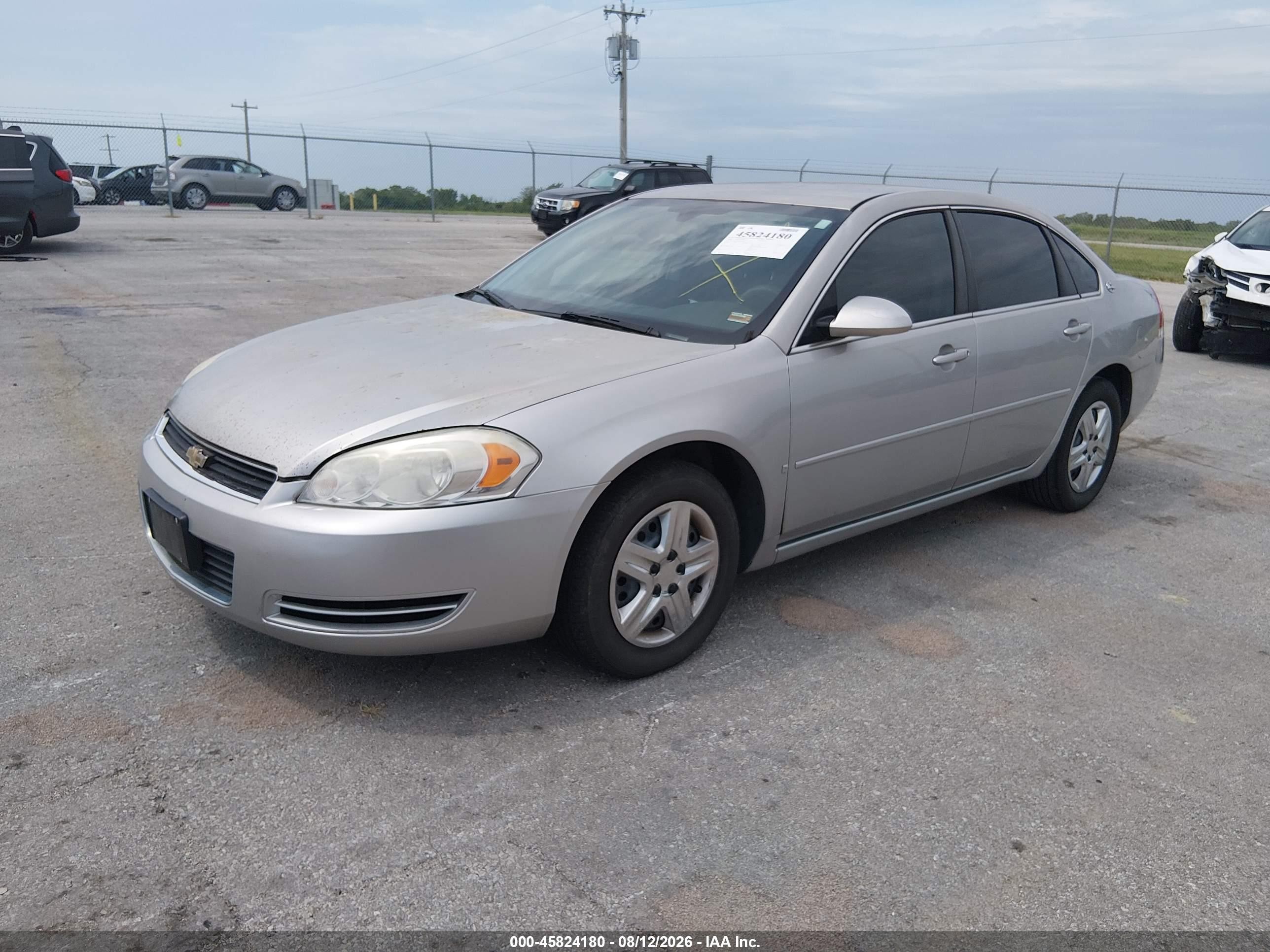 2008 Chevrolet Impala Ls Silver vin: 2G1WB55K989198759