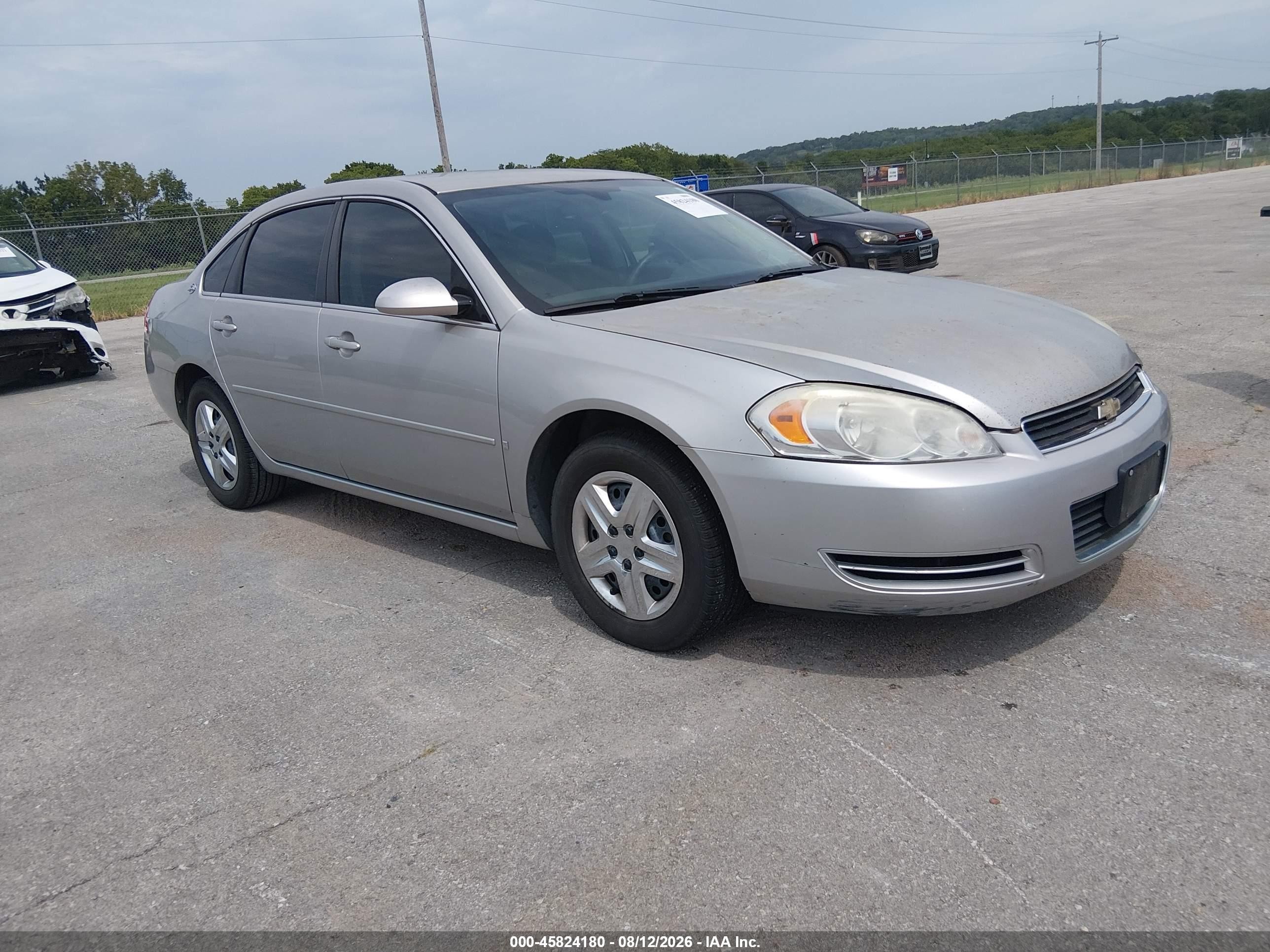 2008 Chevrolet Impala Ls Silver vin: 2G1WB55K989198759