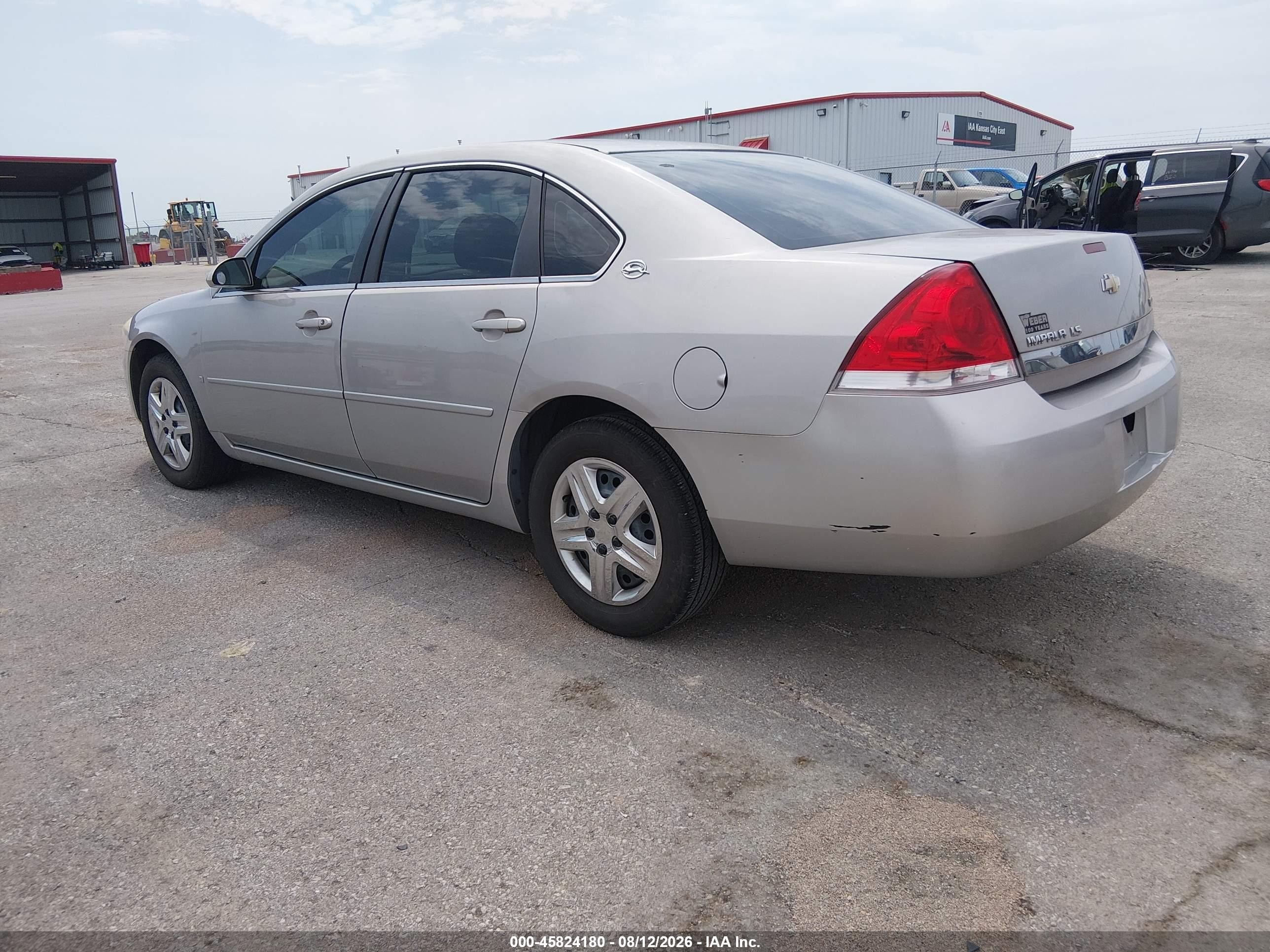 2008 Chevrolet Impala Ls Silver vin: 2G1WB55K989198759
