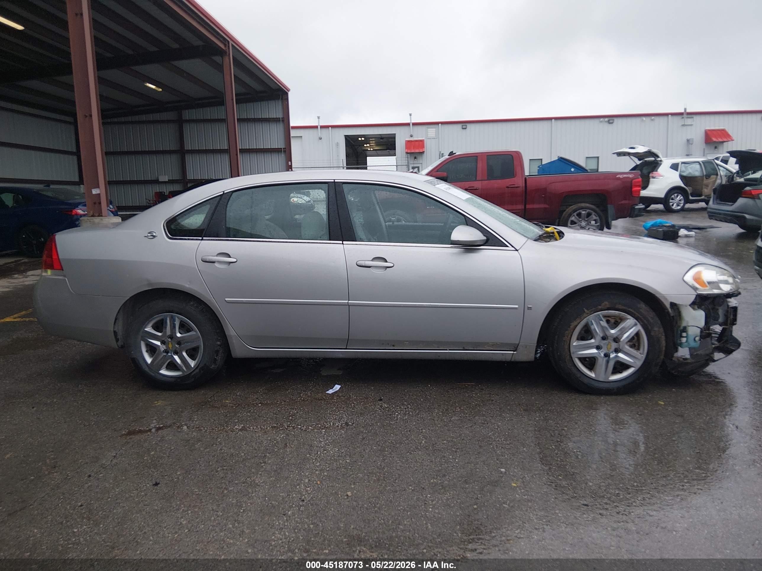 2007 Chevrolet Impala Ls Серебряный vin: 2G1WB55KX79349901