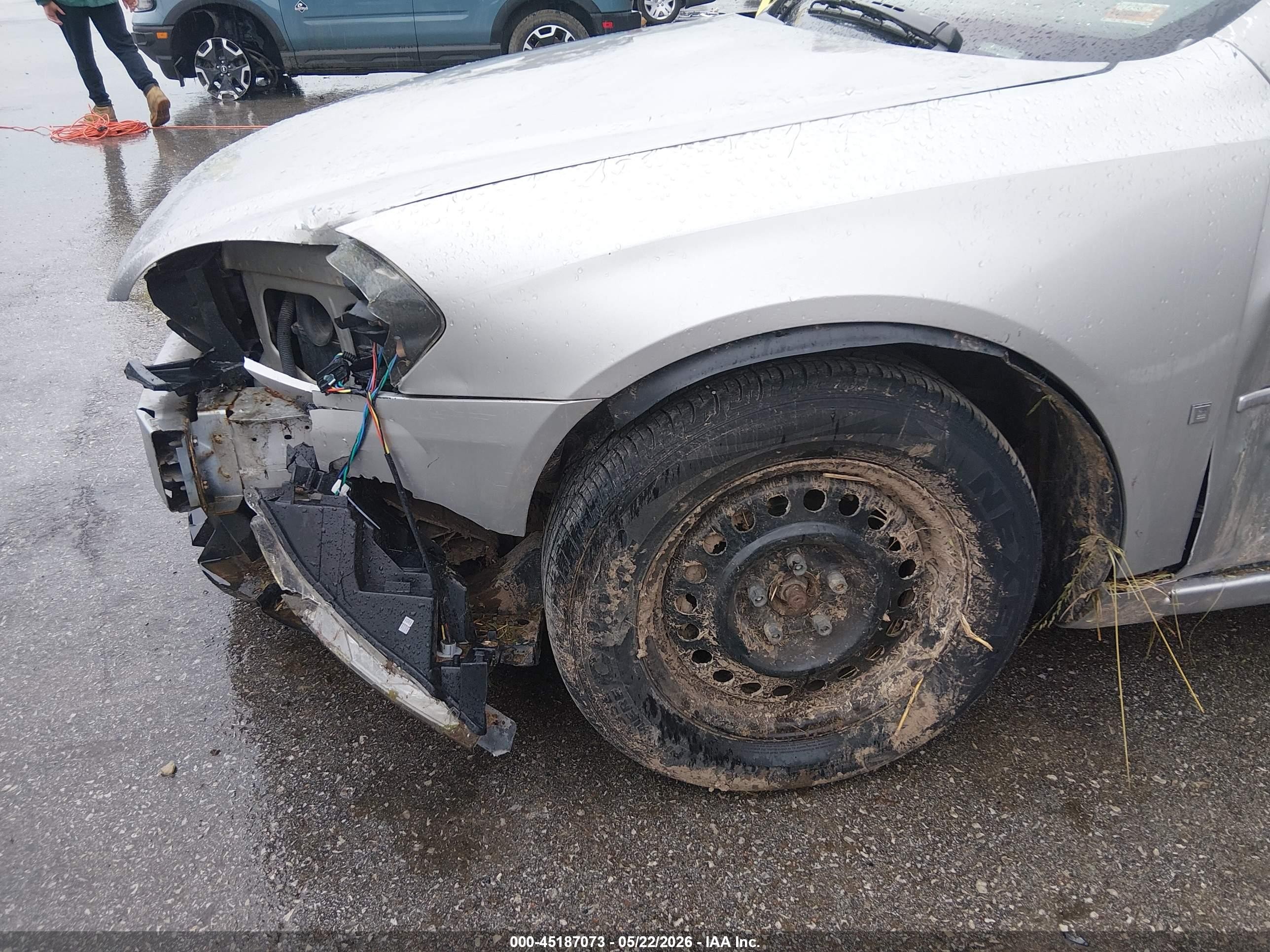 2007 Chevrolet Impala Ls Серебряный vin: 2G1WB55KX79349901