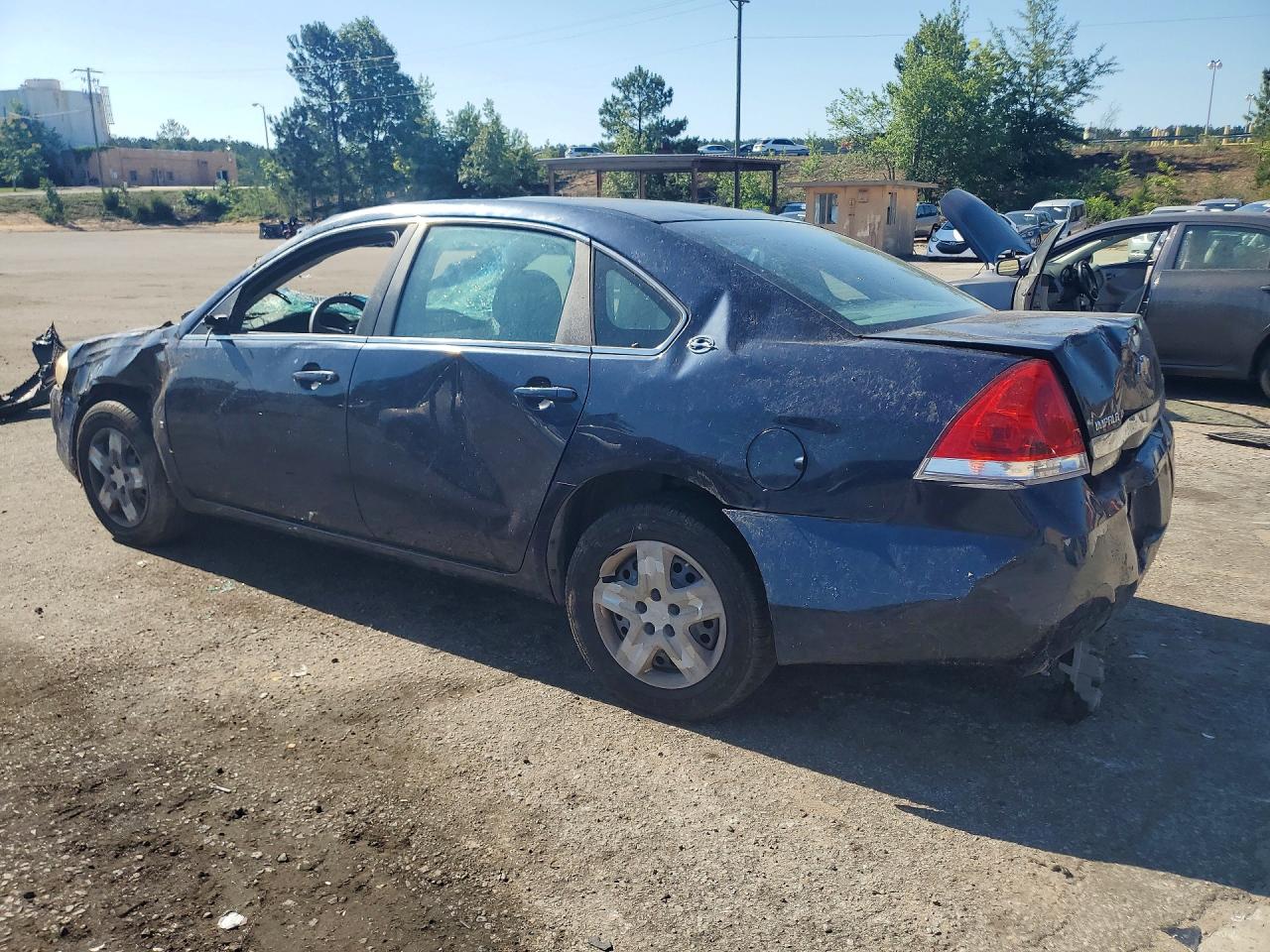 2008 Chevrolet Impala Ls Blue vin: 2G1WB55KX81273838