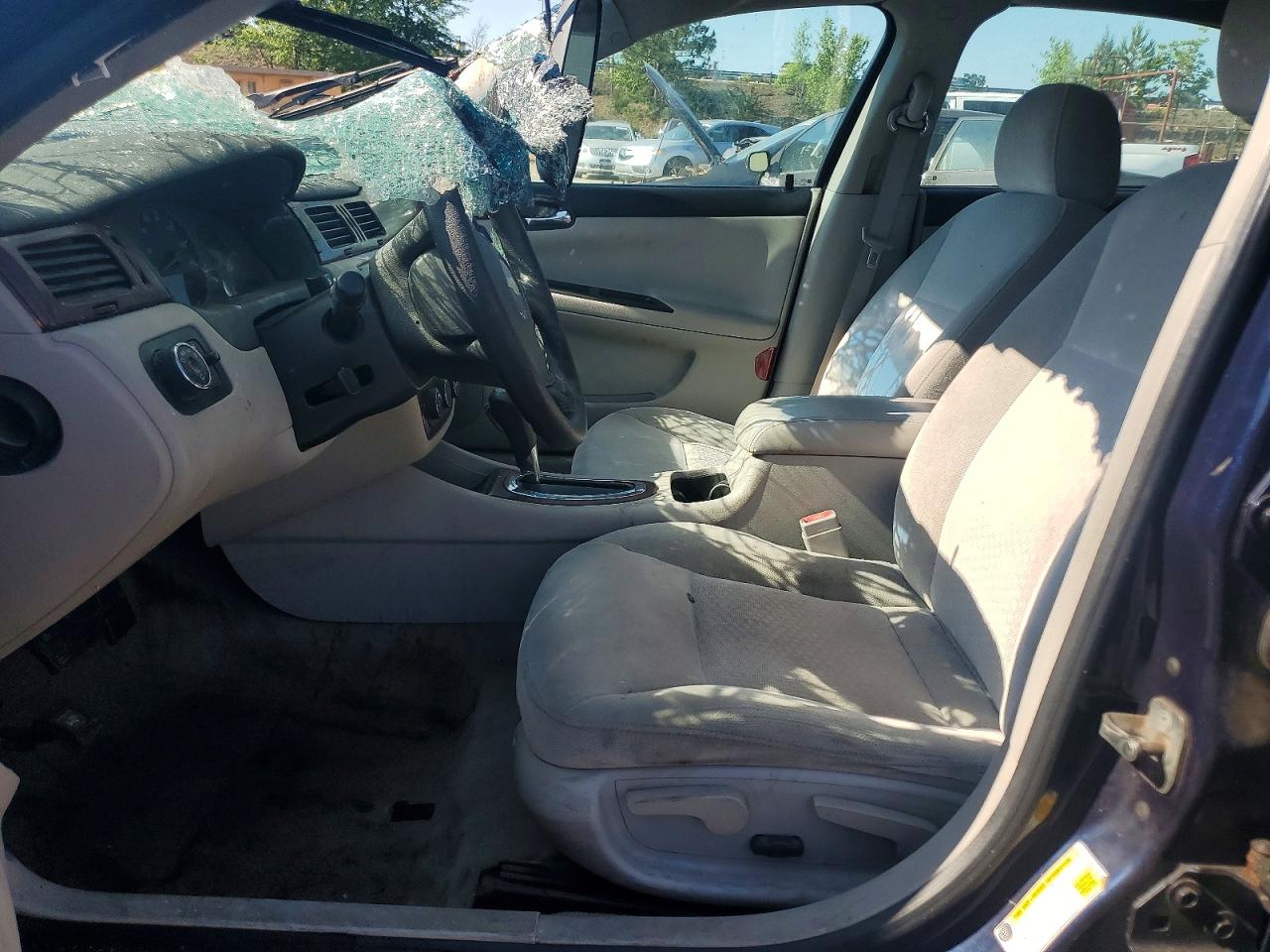 2008 Chevrolet Impala Ls Blue vin: 2G1WB55KX81273838