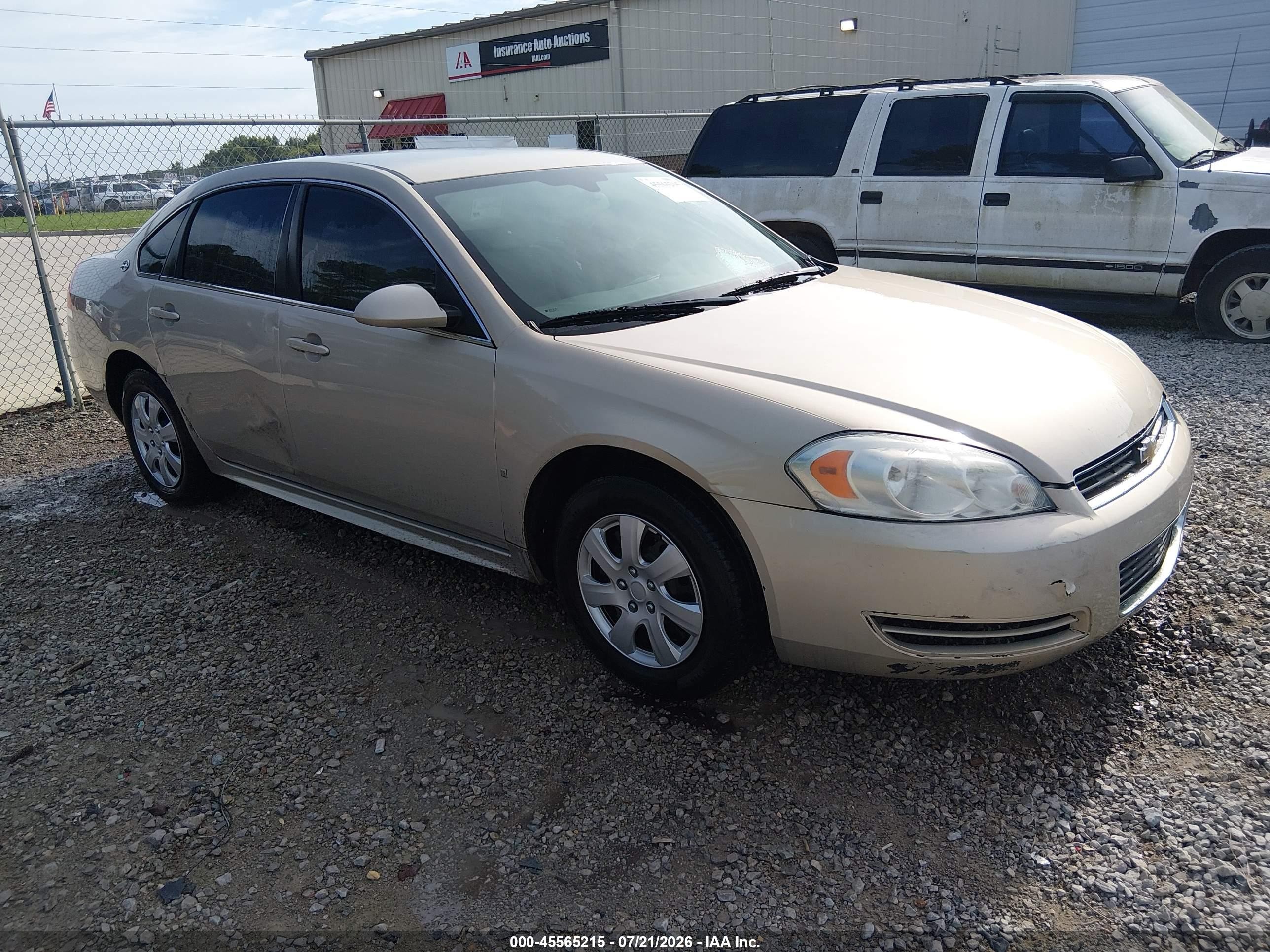 2009 Chevrolet Impala Ls Tan vin: 2G1WB57K091116222