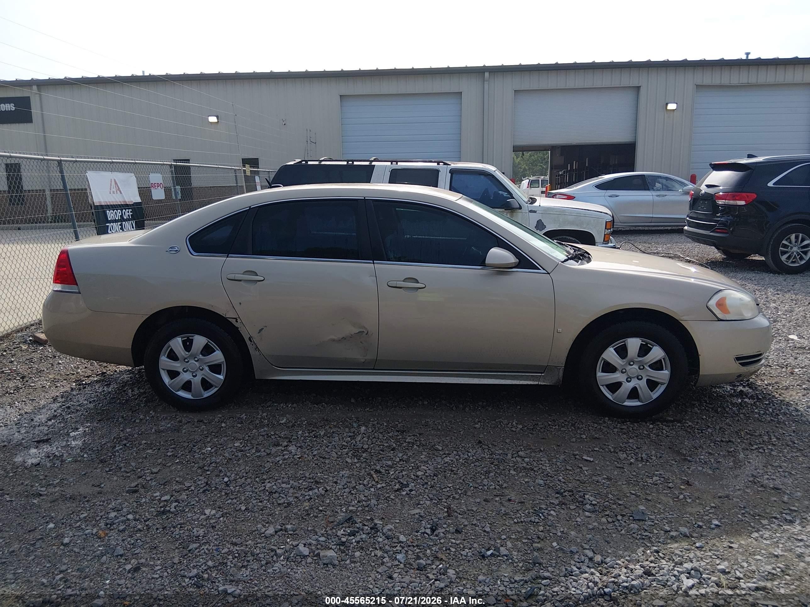 2009 Chevrolet Impala Ls Tan vin: 2G1WB57K091116222