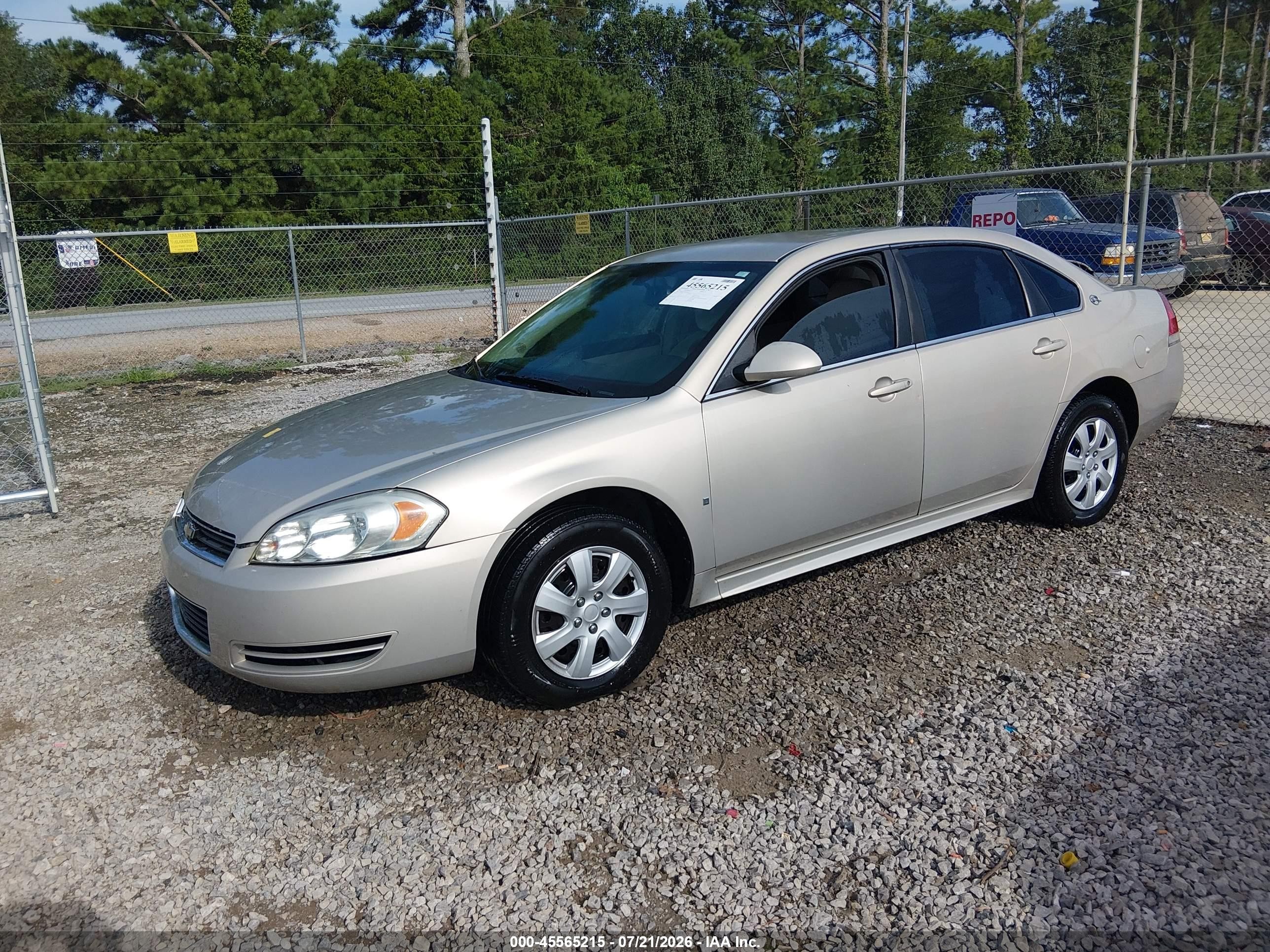 2009 Chevrolet Impala Ls Tan vin: 2G1WB57K091116222