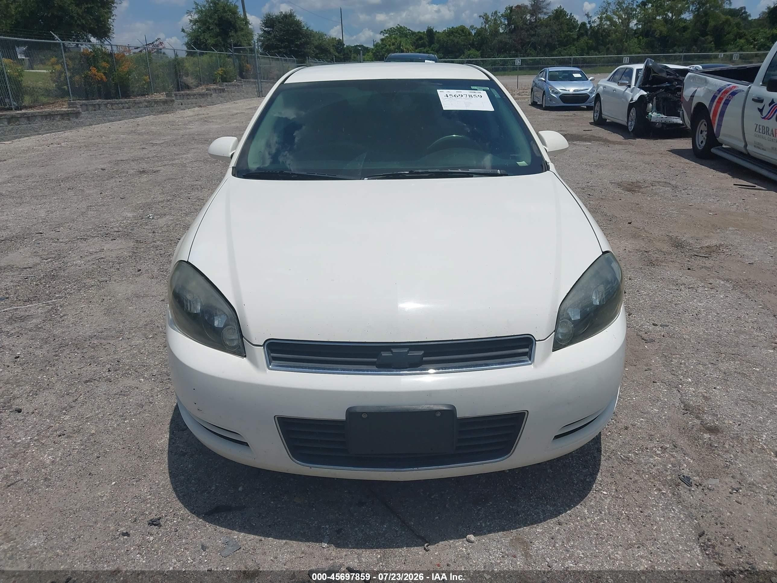 2009 Chevrolet Impala Ls Белый vin: 2G1WB57K091203960