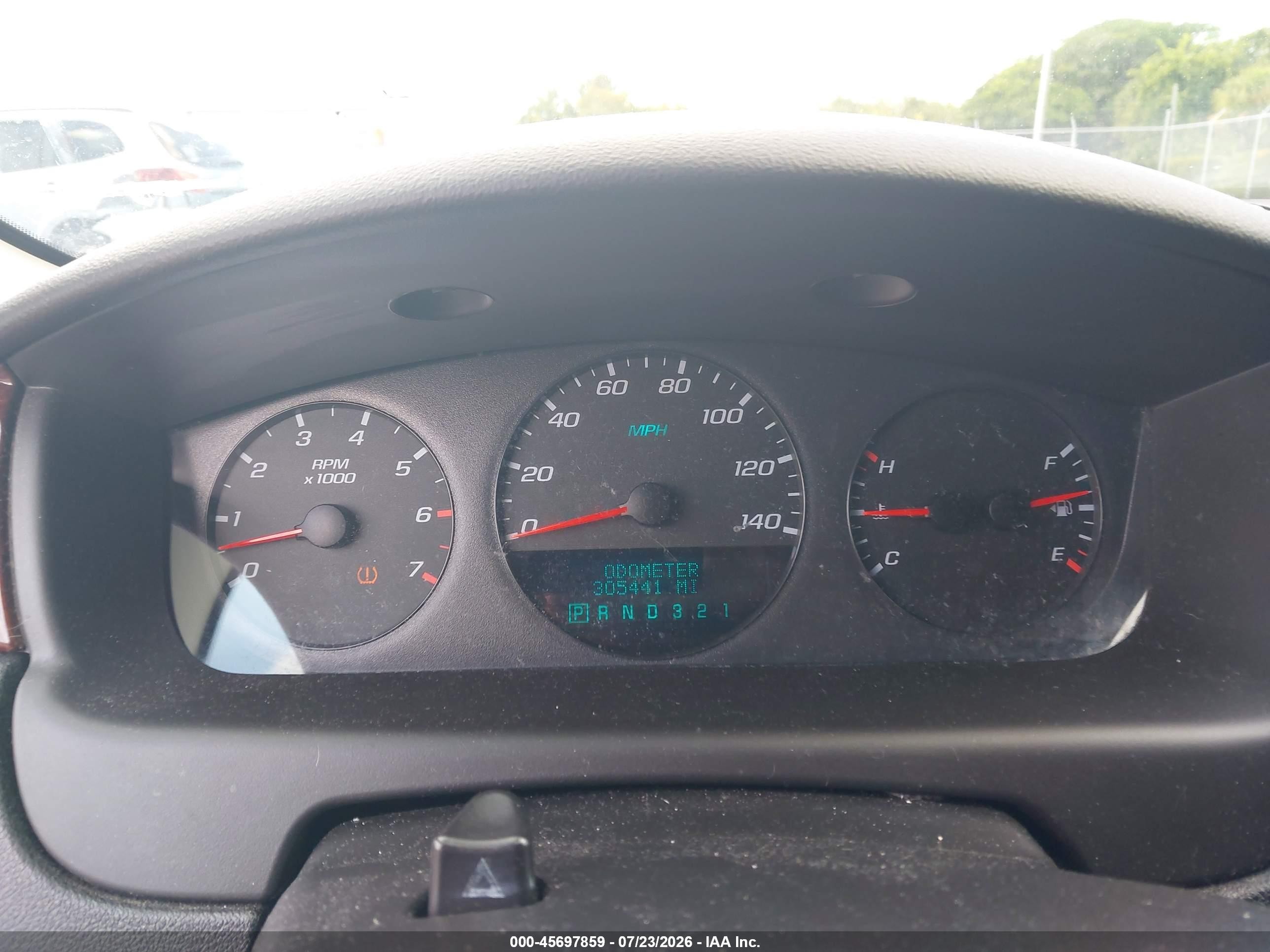 2009 Chevrolet Impala Ls Белый vin: 2G1WB57K091203960