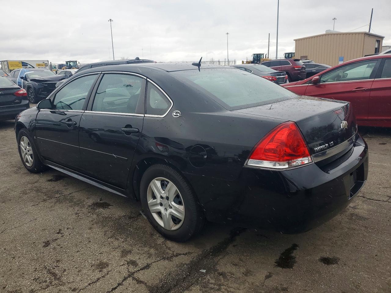 2009 Chevrolet Impala Ls Черный vin: 2G1WB57K091238143