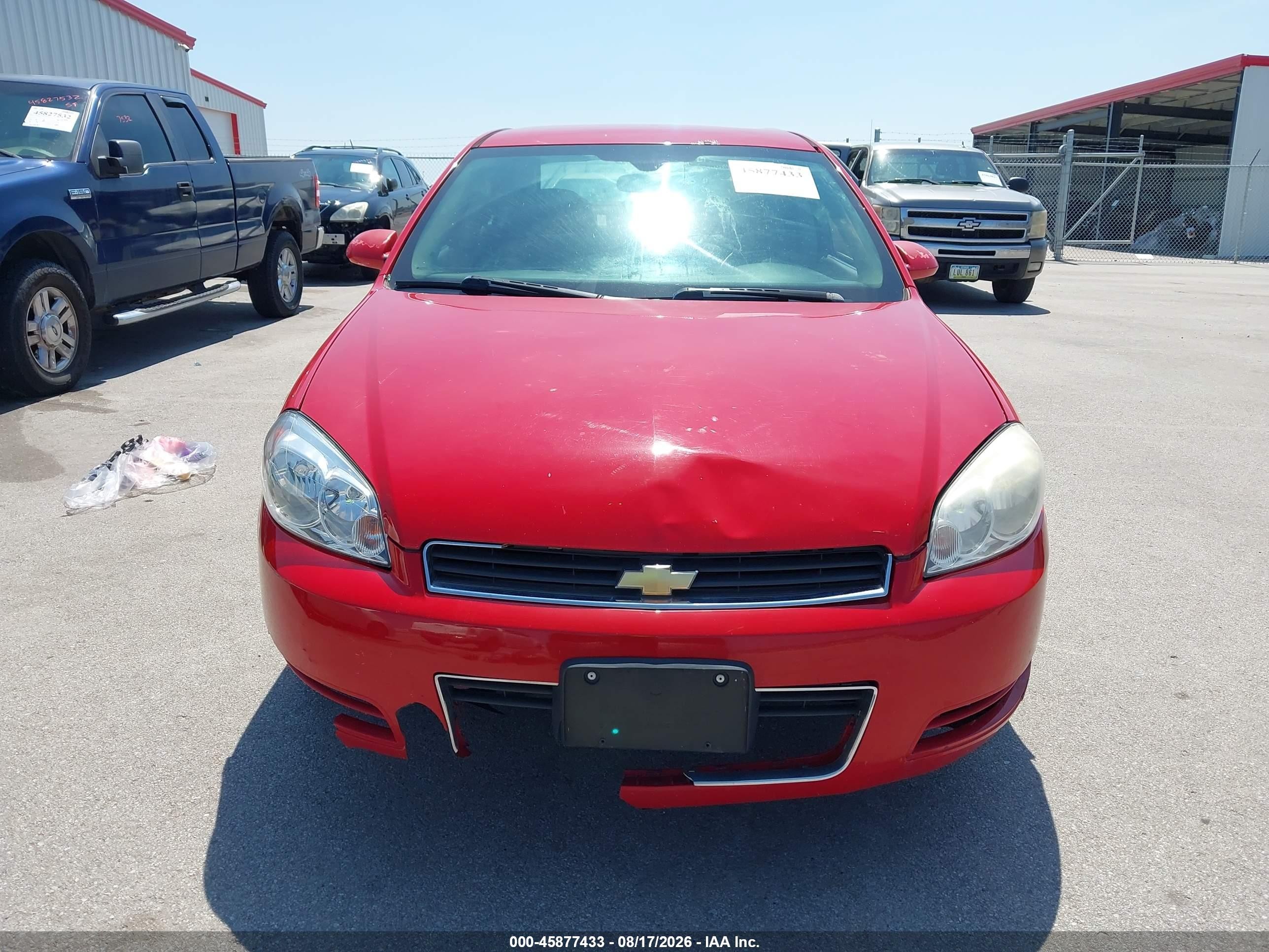 2009 Chevrolet Impala Ls Red vin: 2G1WB57K091251779