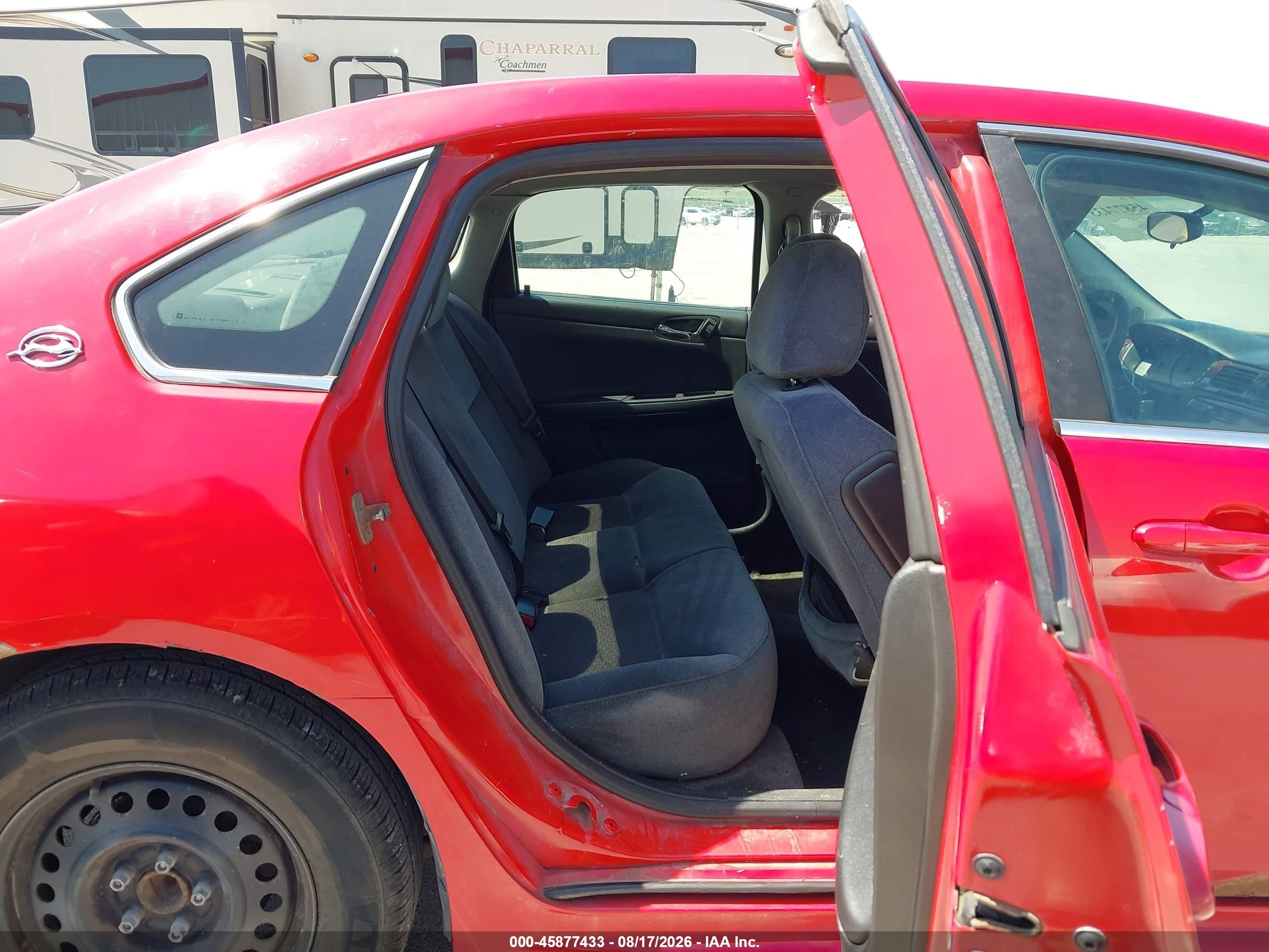 2009 Chevrolet Impala Ls Red vin: 2G1WB57K091251779