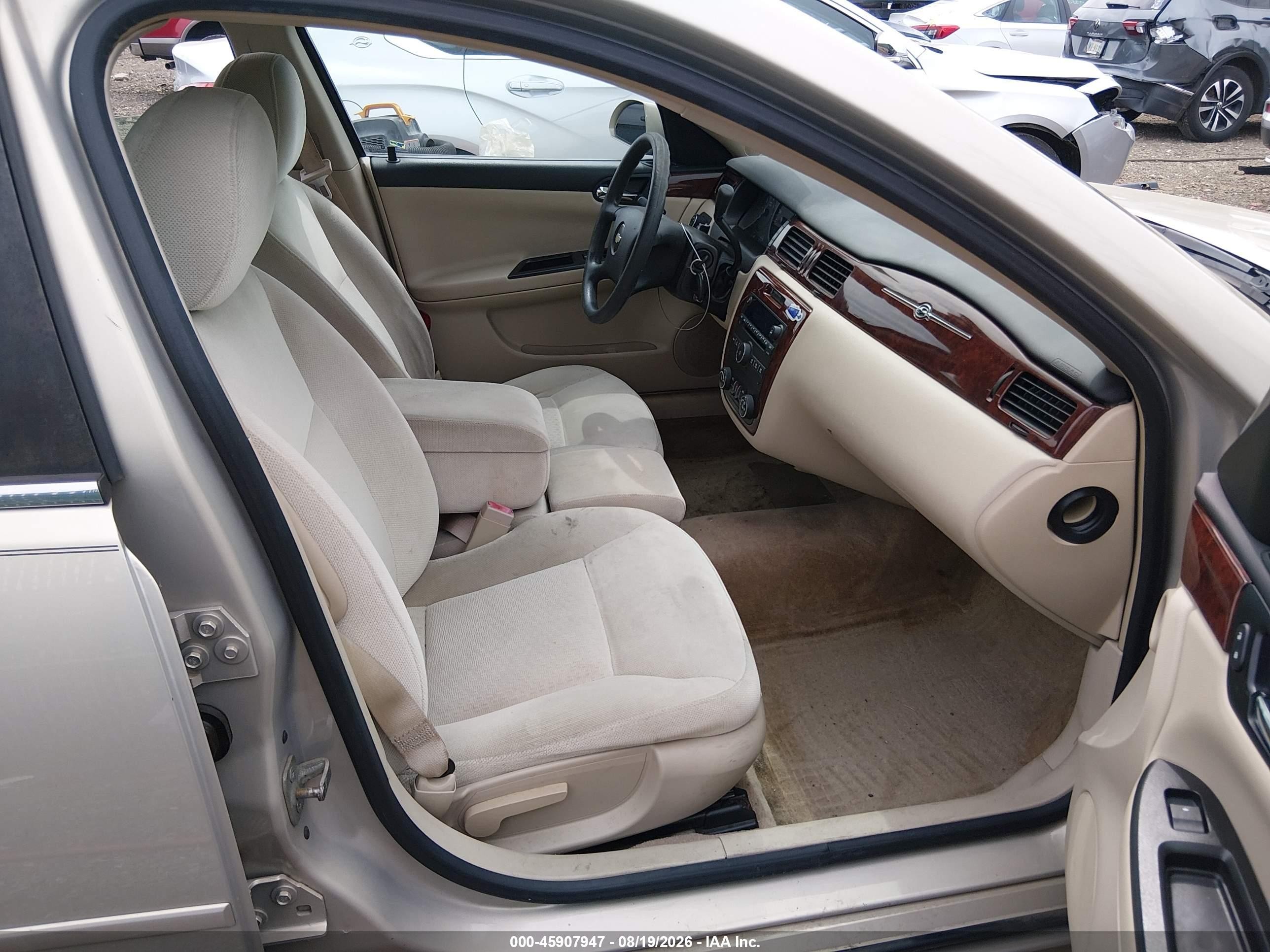2009 Chevrolet Impala Ls Gold vin: 2G1WB57K091252334