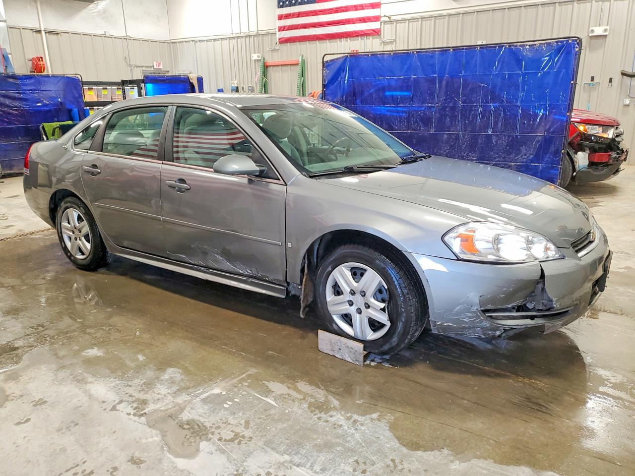 2009 Chevrolet Impala Ls Gray vin: 2G1WB57K191101115