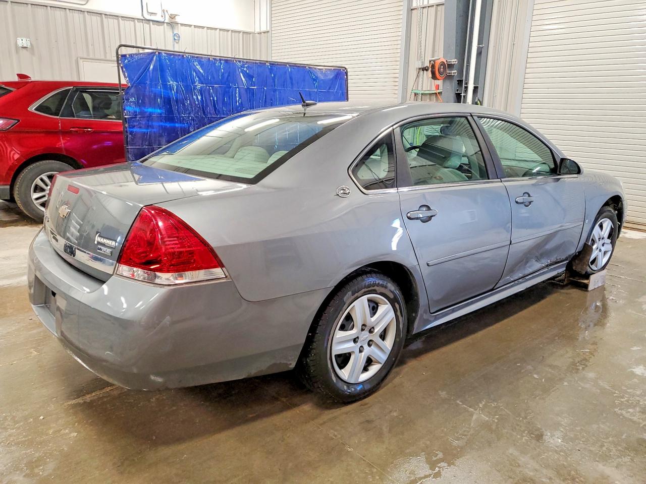 2009 Chevrolet Impala Ls Gray vin: 2G1WB57K191101115