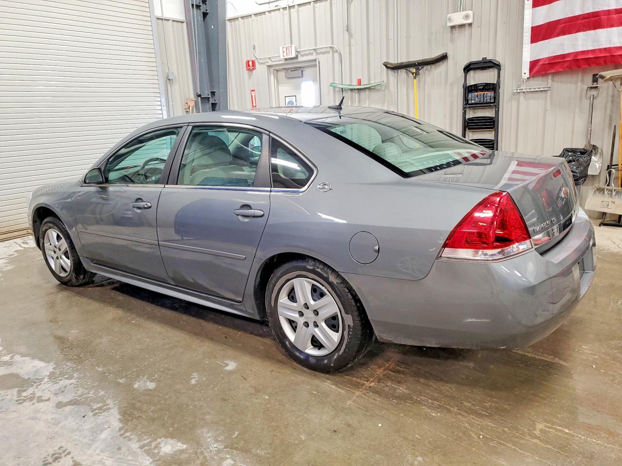 2009 Chevrolet Impala Ls Gray vin: 2G1WB57K191101115