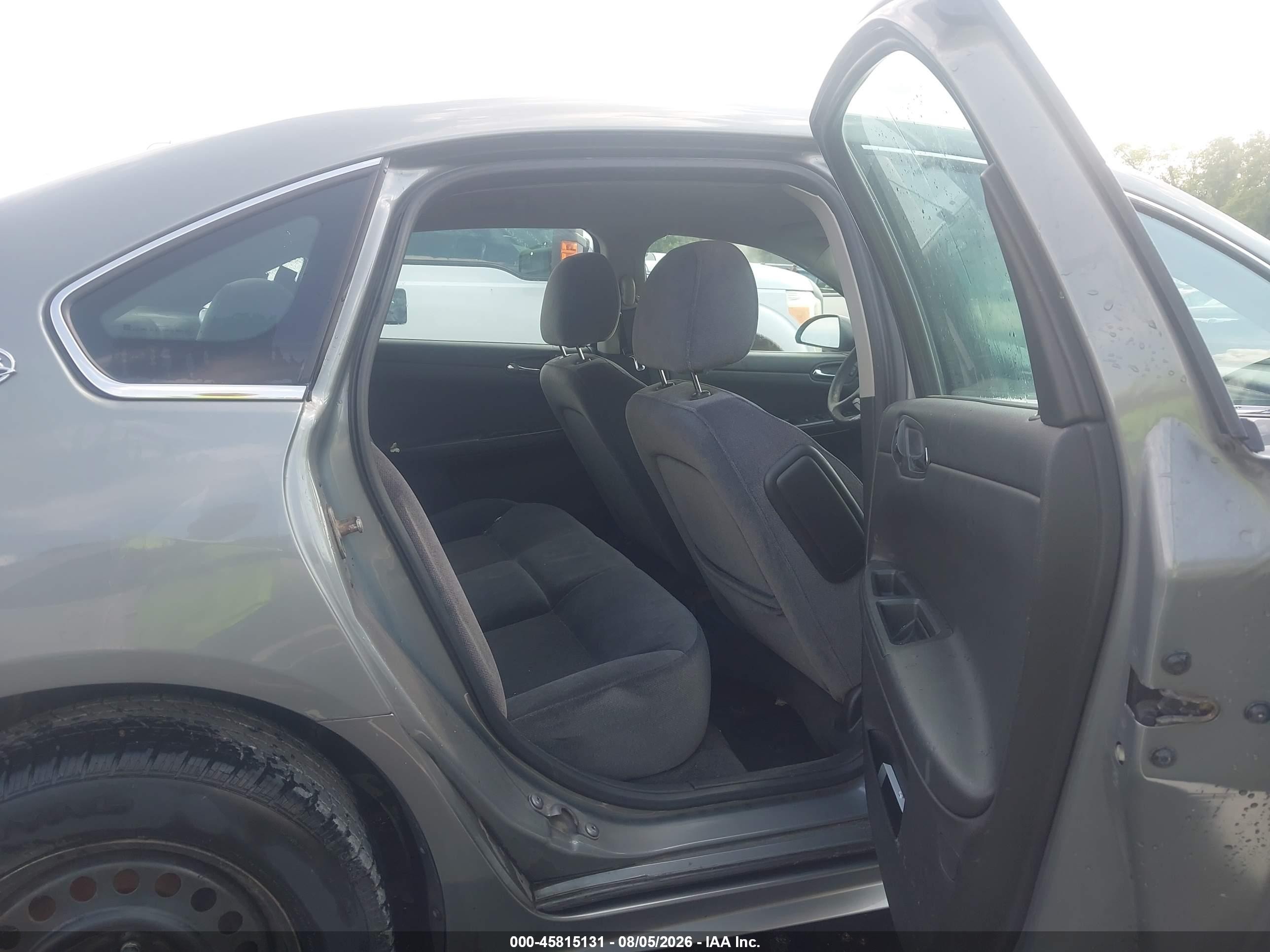 2009 Chevrolet Impala Ls Gray vin: 2G1WB57K191238975
