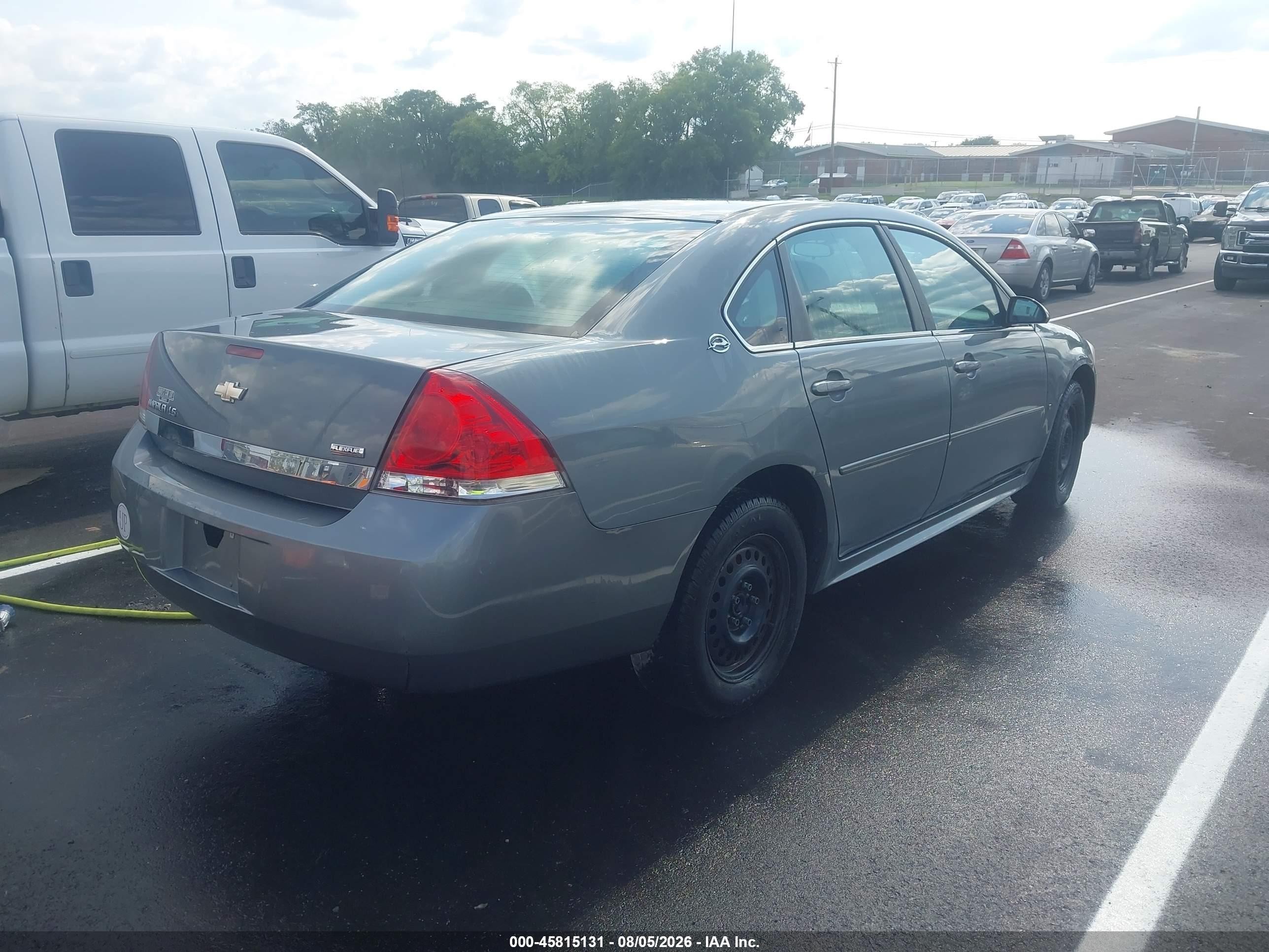 2009 Chevrolet Impala Ls Gray vin: 2G1WB57K191238975