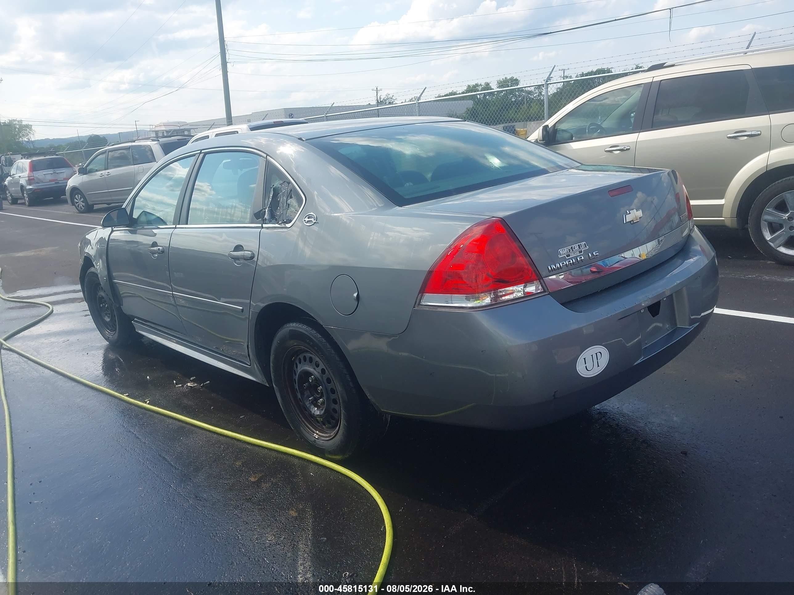 2009 Chevrolet Impala Ls Gray vin: 2G1WB57K191238975