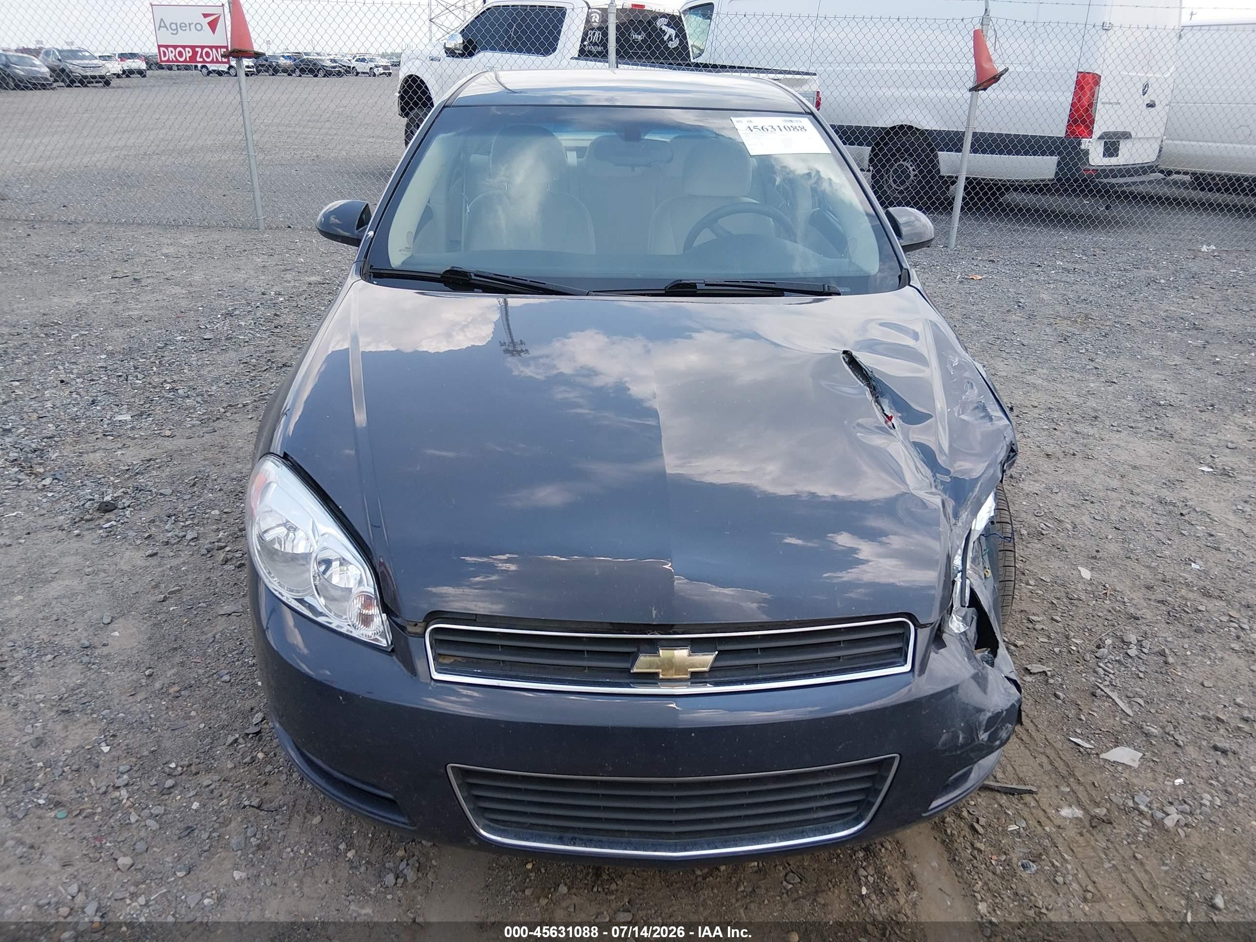 2009 Chevrolet Impala Ls Gray vin: 2G1WB57K291225765