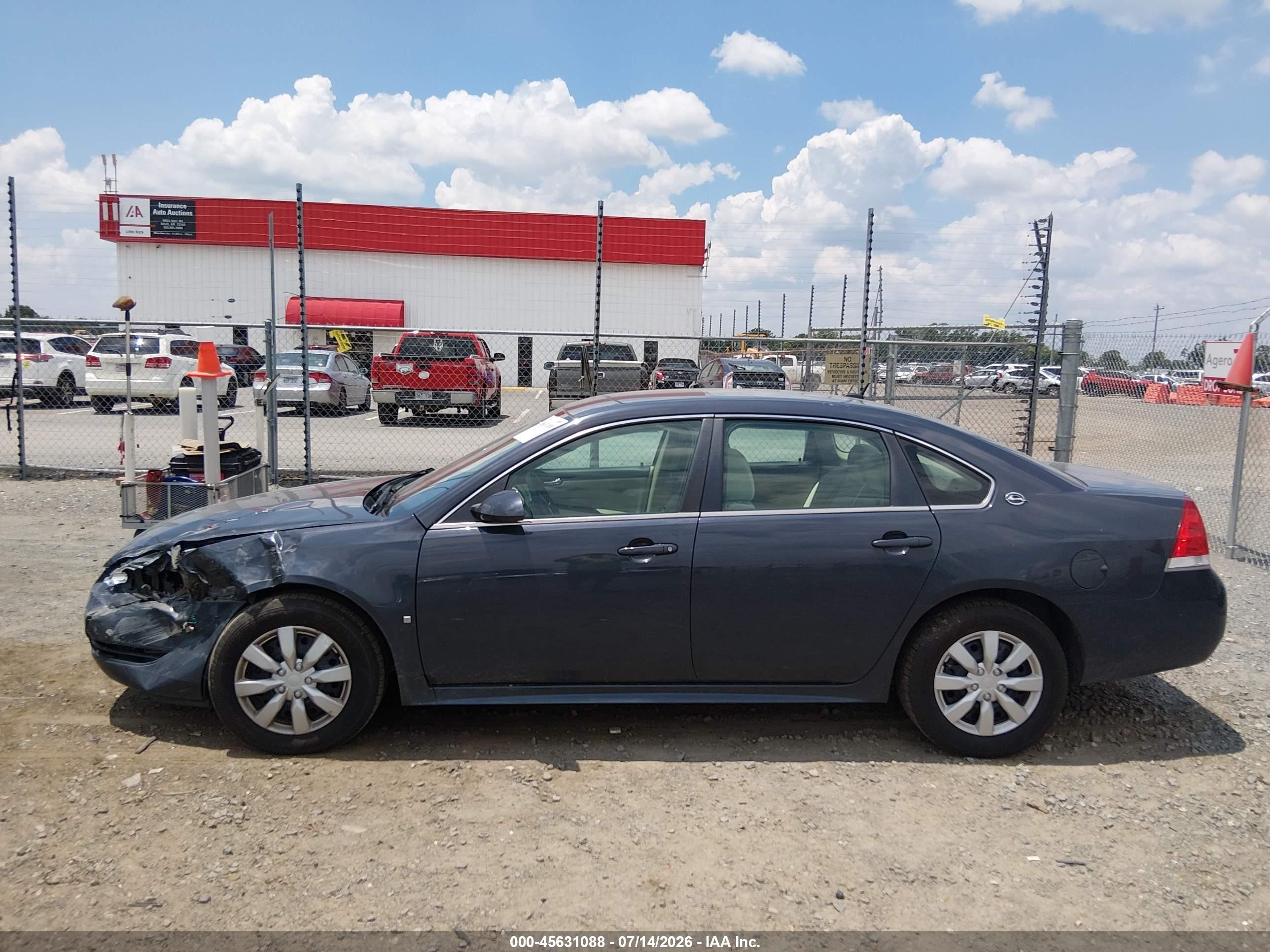 2009 Chevrolet Impala Ls Gray vin: 2G1WB57K291225765