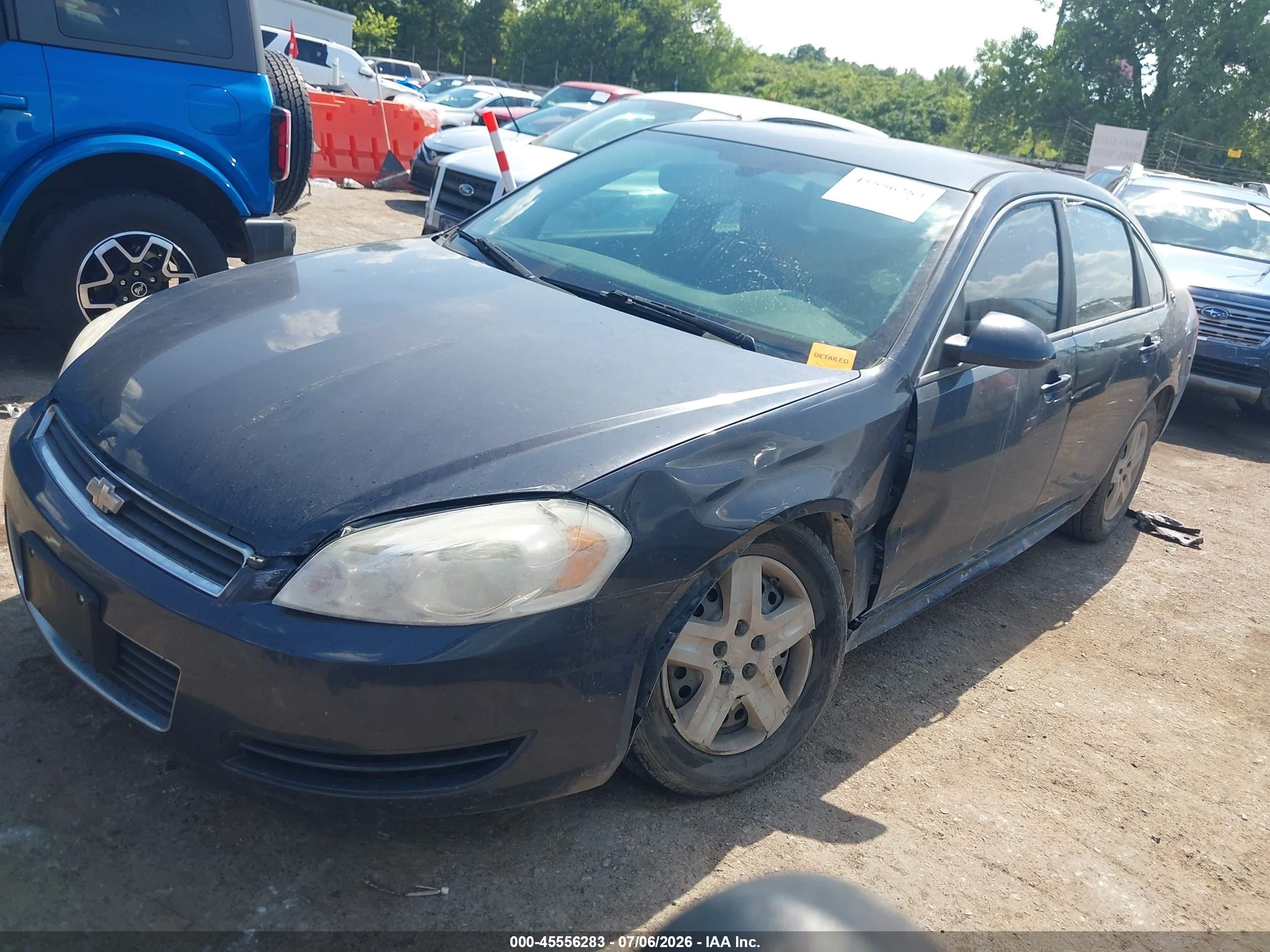 2009 Chevrolet Impala Ls Black vin: 2G1WB57K391150221