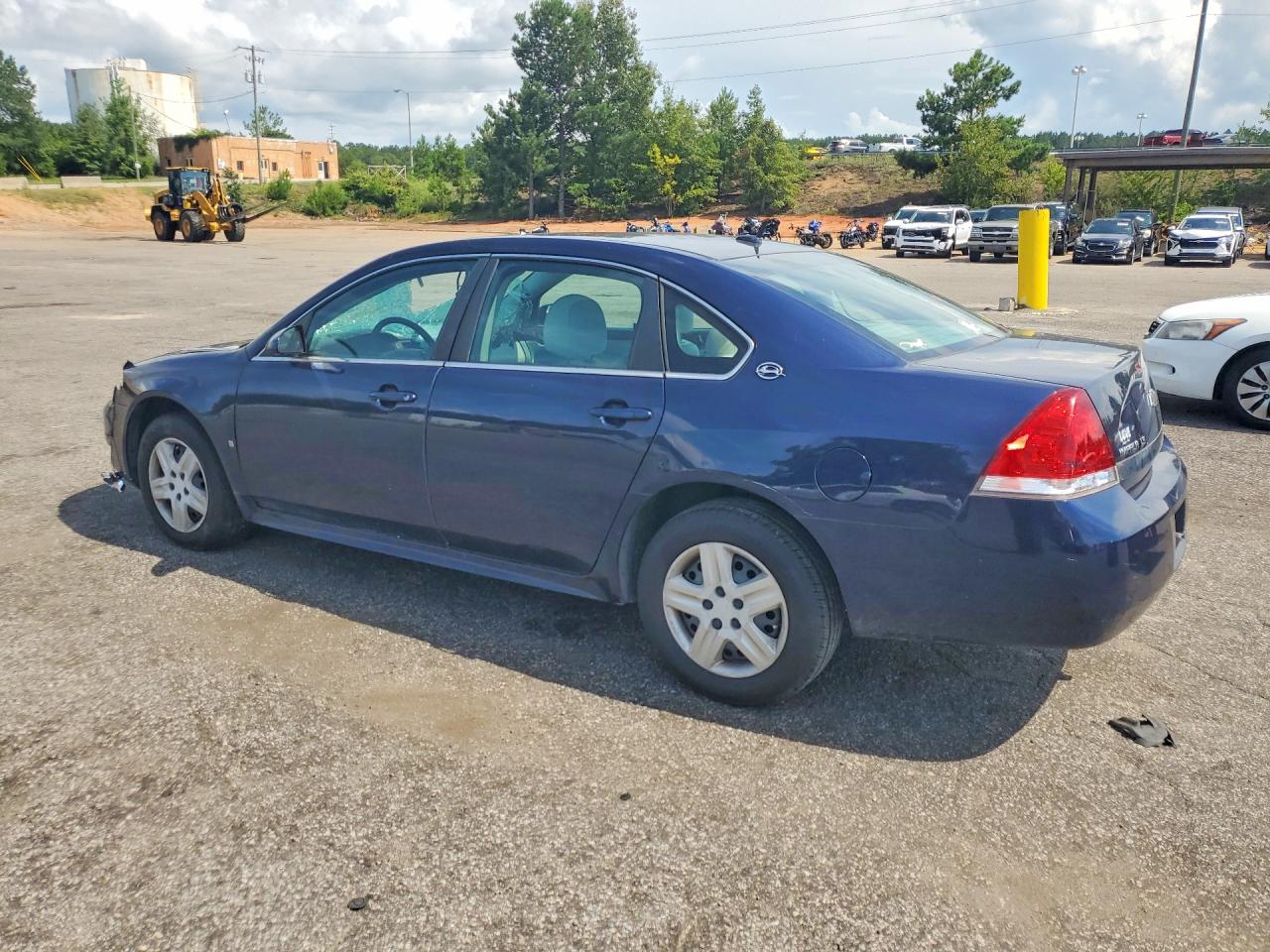 2009 Chevrolet Impala Ls Blue vin: 2G1WB57K391246186