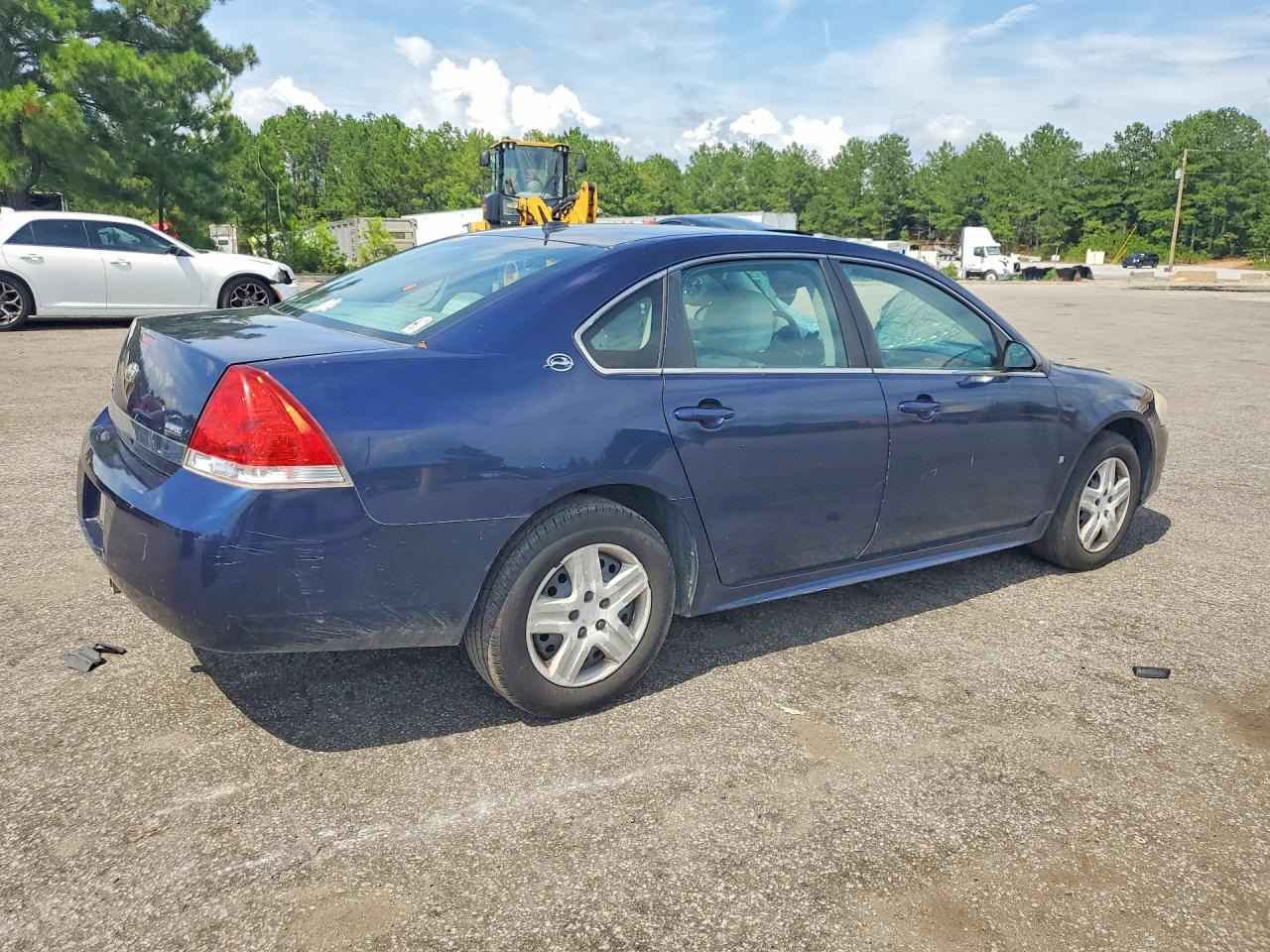 2009 Chevrolet Impala Ls Blue vin: 2G1WB57K391246186