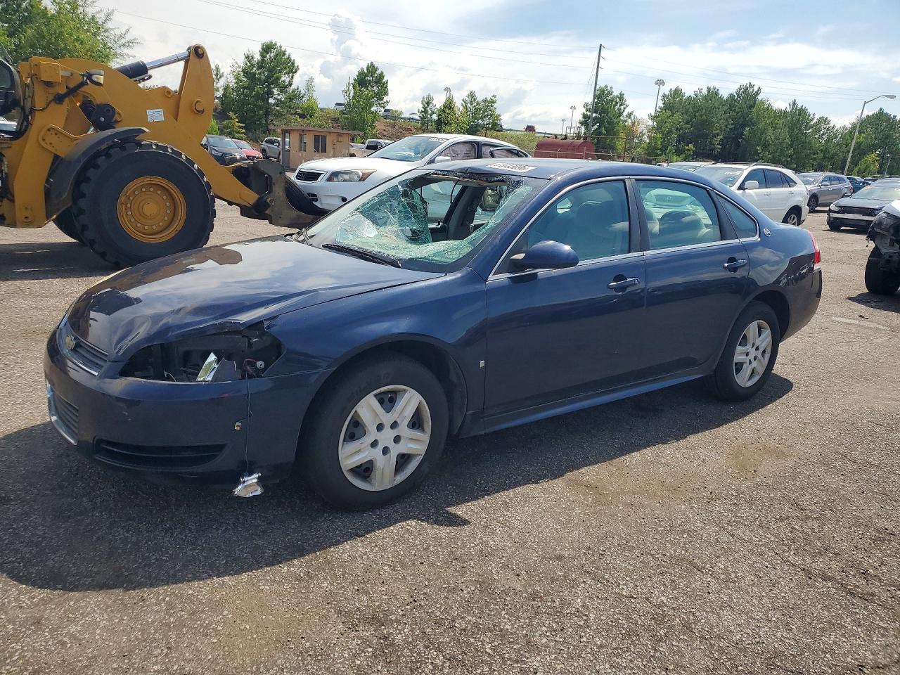 2009 Chevrolet Impala Ls Blue vin: 2G1WB57K391246186