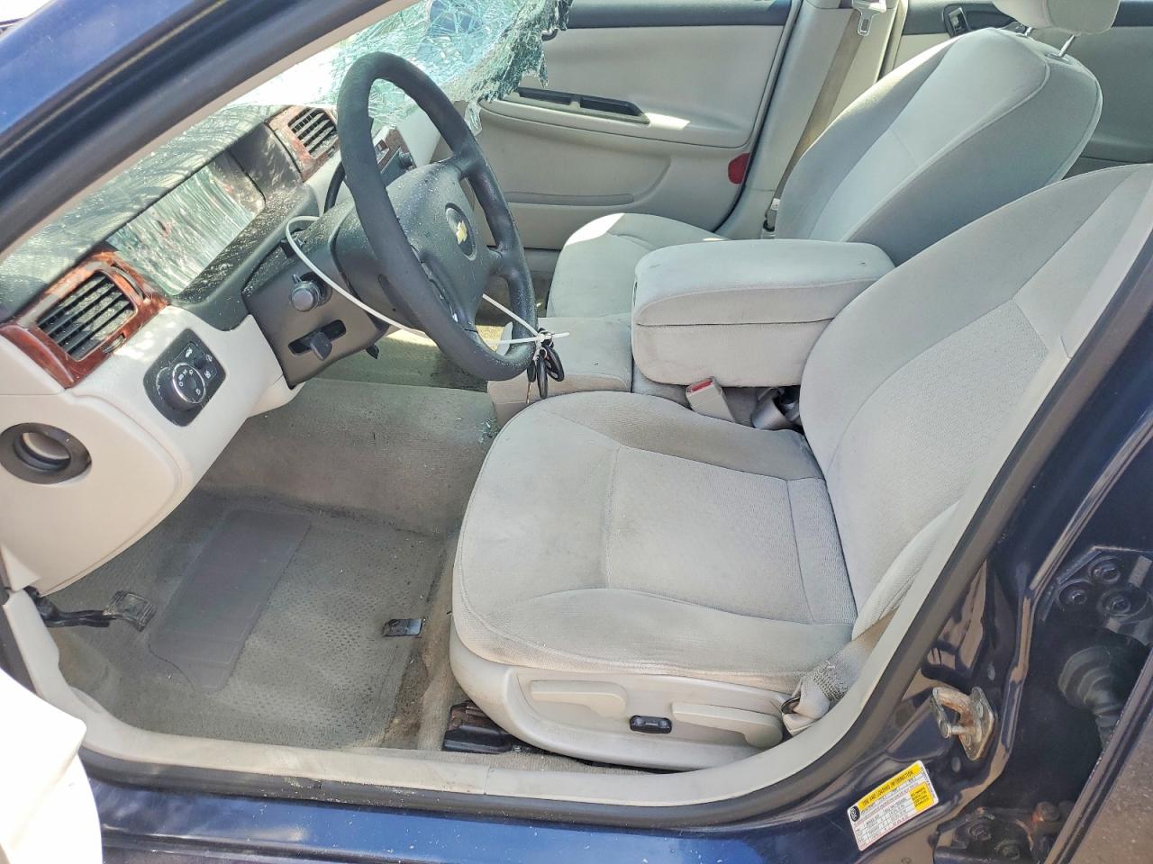 2009 Chevrolet Impala Ls Blue vin: 2G1WB57K391246186