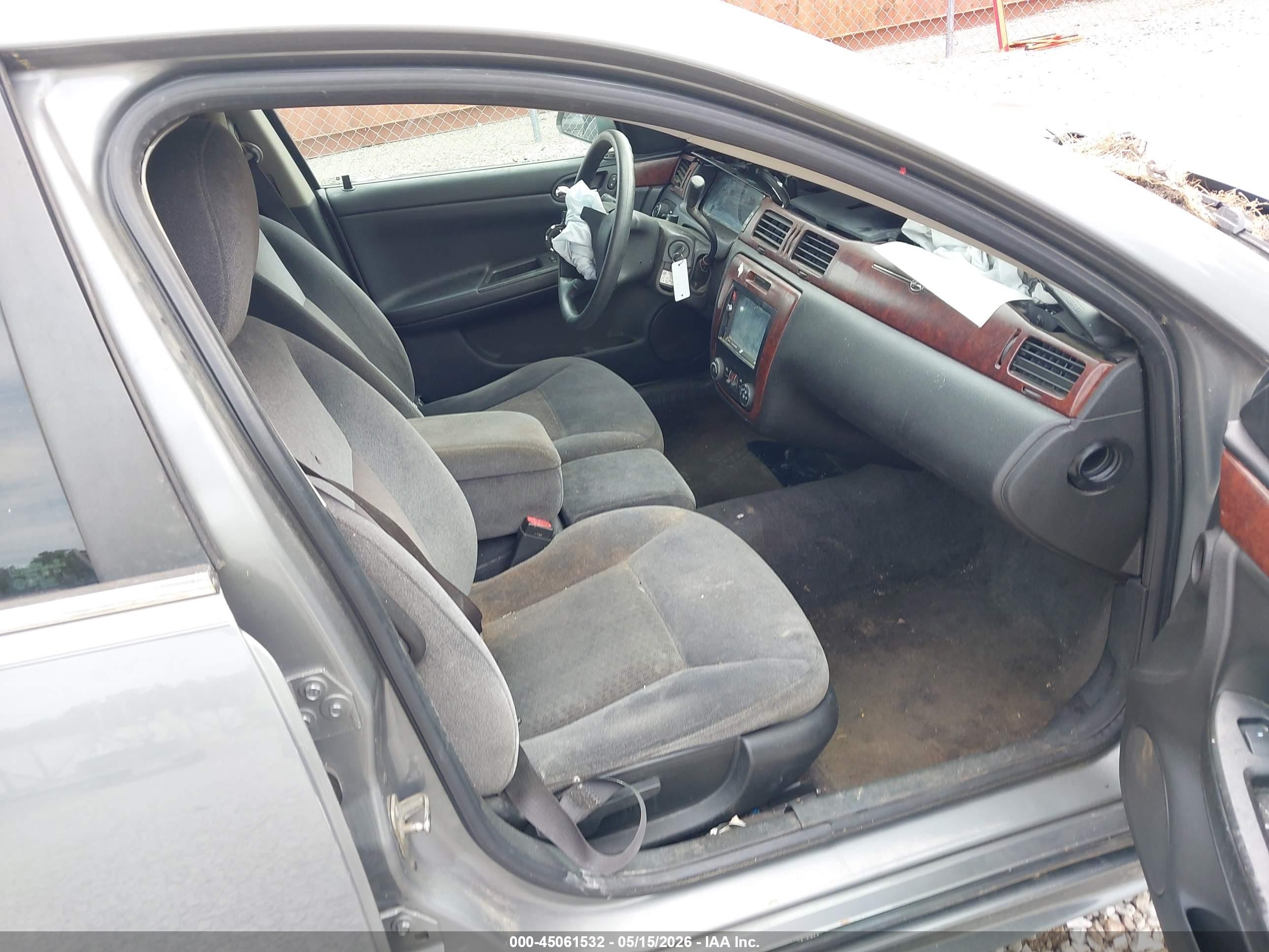 2009 Chevrolet Impala Ls Gray vin: 2G1WB57K791137777