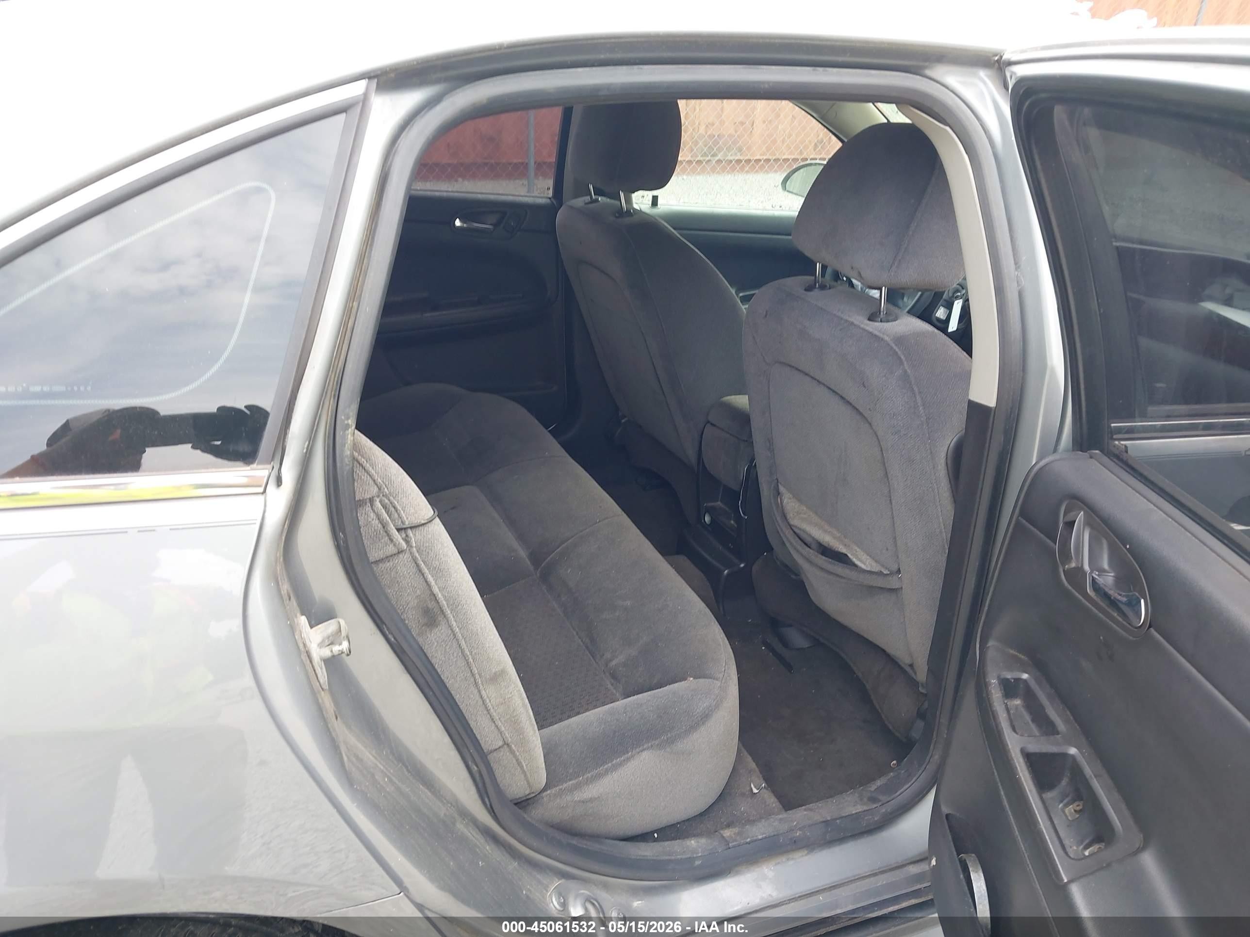 2009 Chevrolet Impala Ls Gray vin: 2G1WB57K791137777