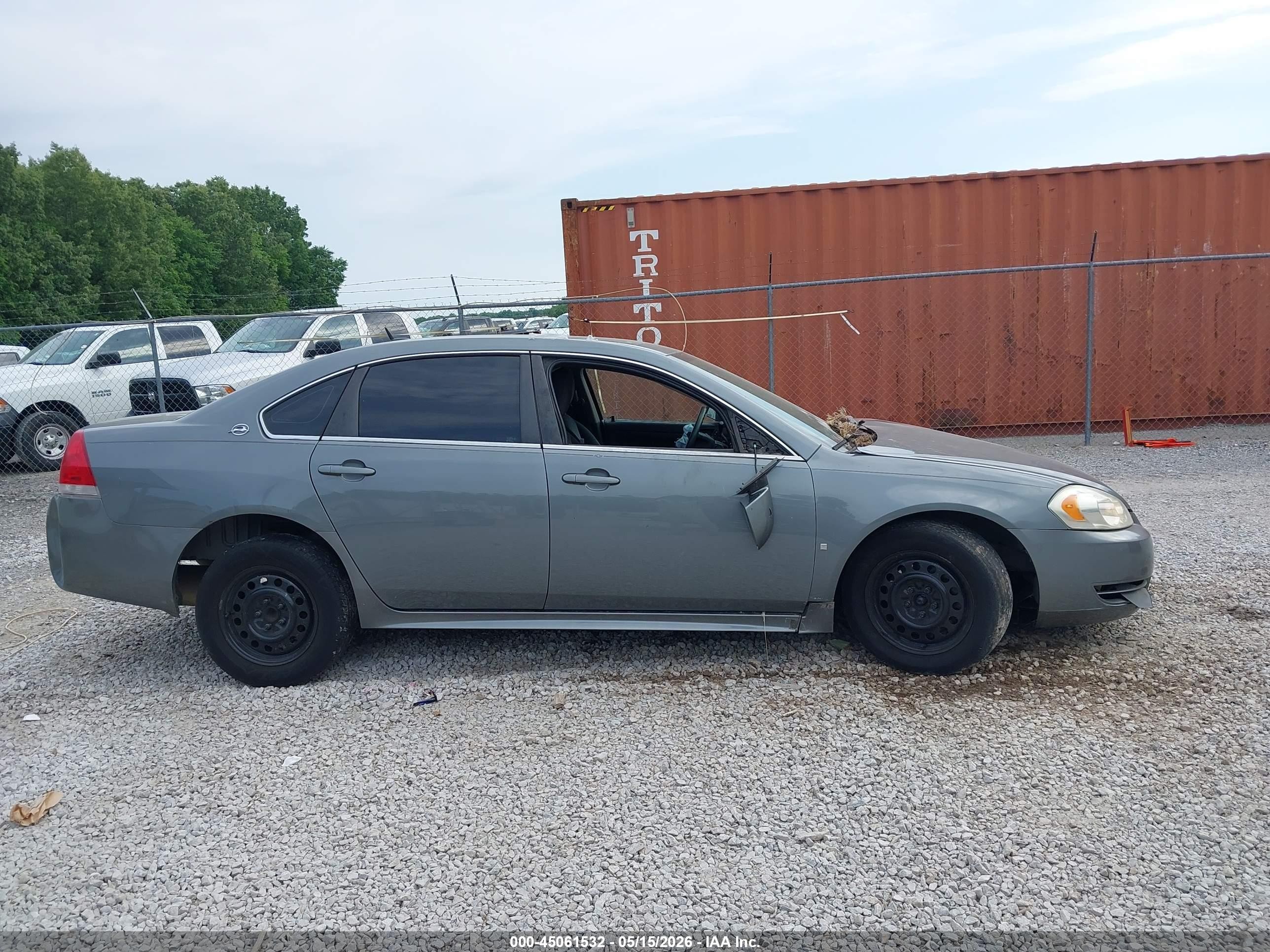 2009 Chevrolet Impala Ls Gray vin: 2G1WB57K791137777