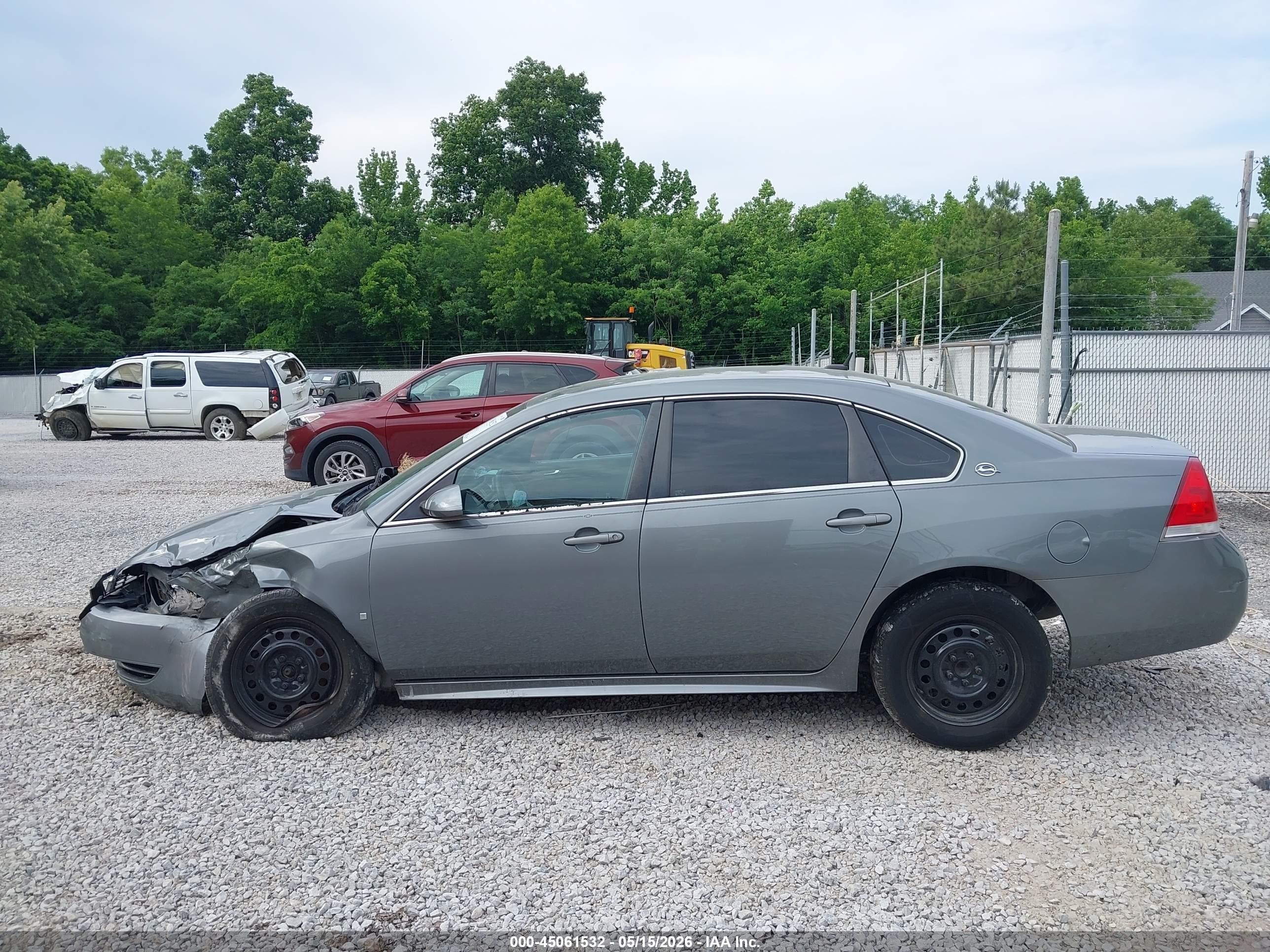 2009 Chevrolet Impala Ls Gray vin: 2G1WB57K791137777