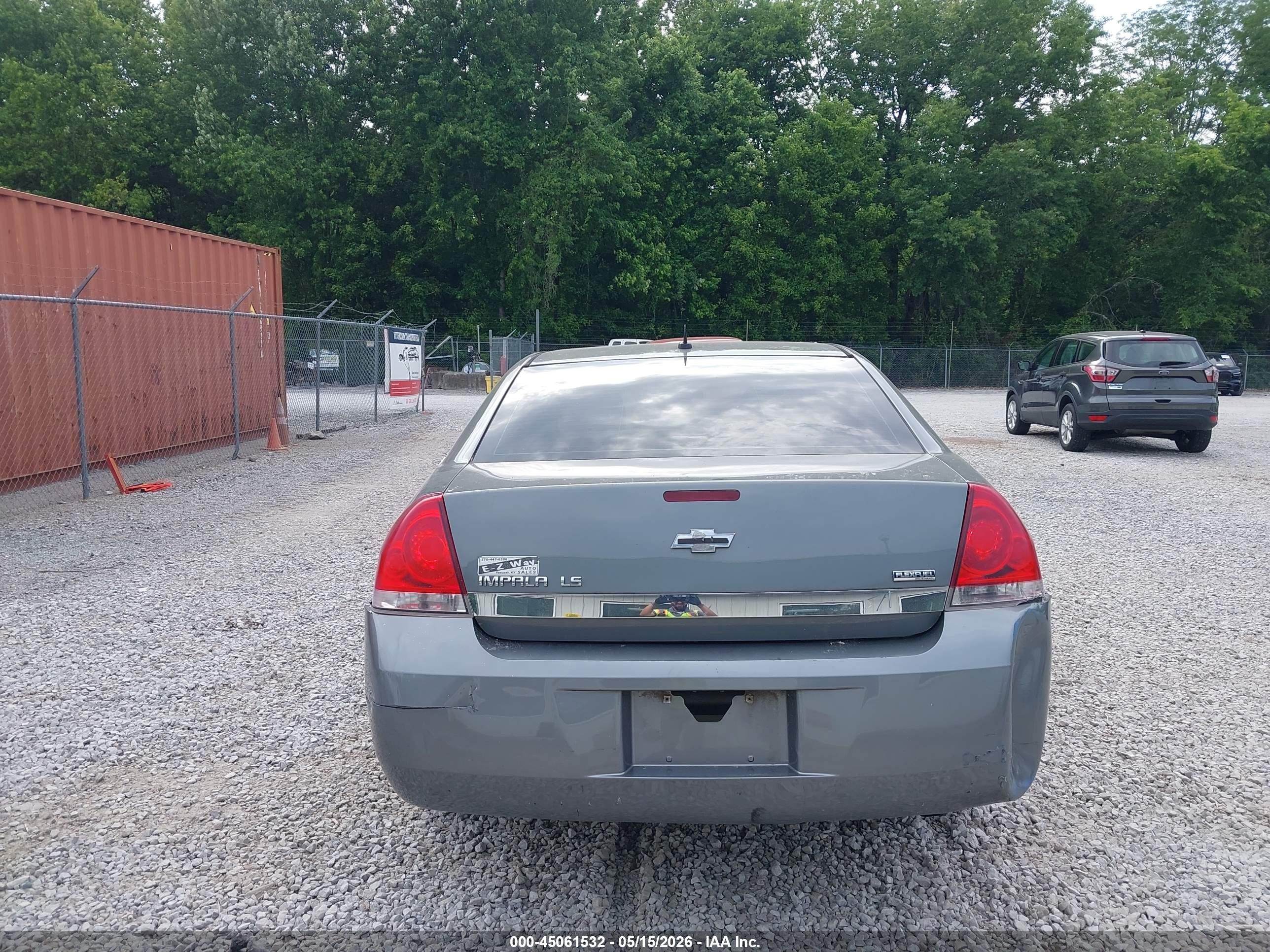 2009 Chevrolet Impala Ls Gray vin: 2G1WB57K791137777